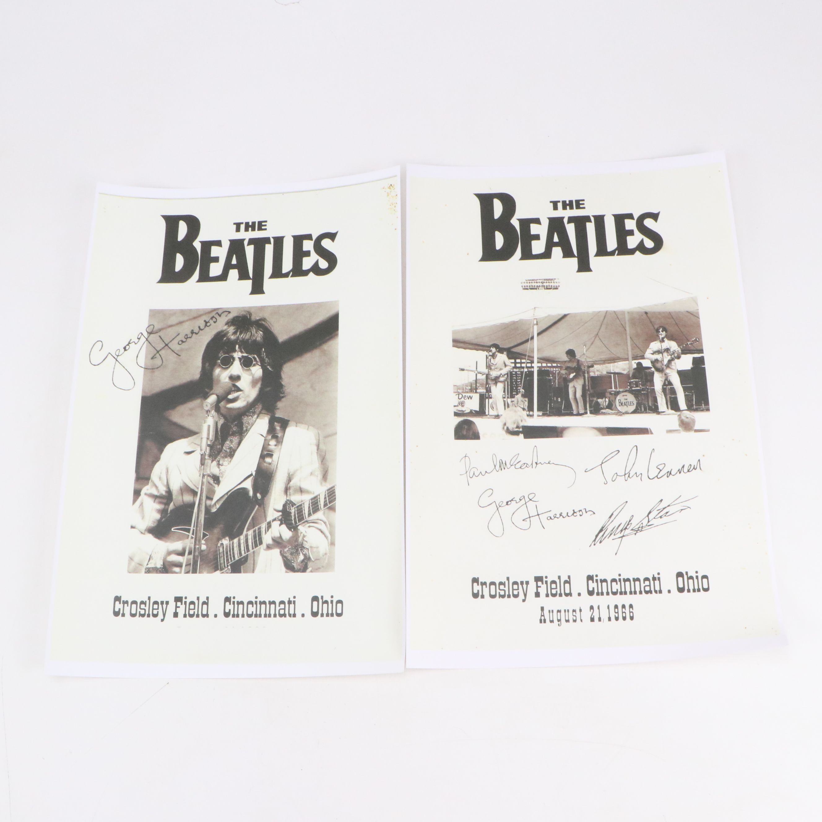 The Beatles Crosley Field Cincinnati Concert Reproduction Posters