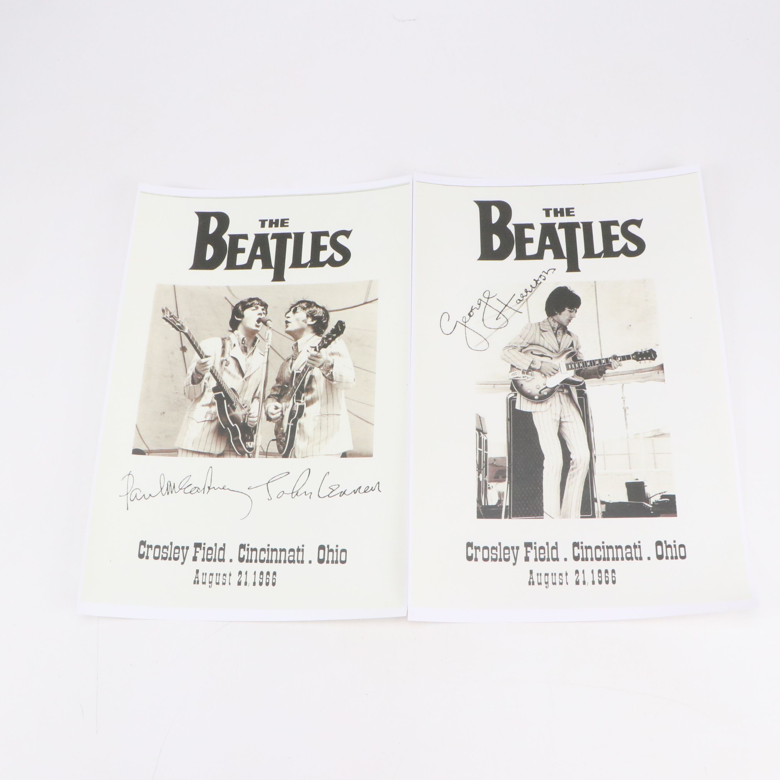 The Beatles Crosley Field Cincinnati Concert Reproduction Posters