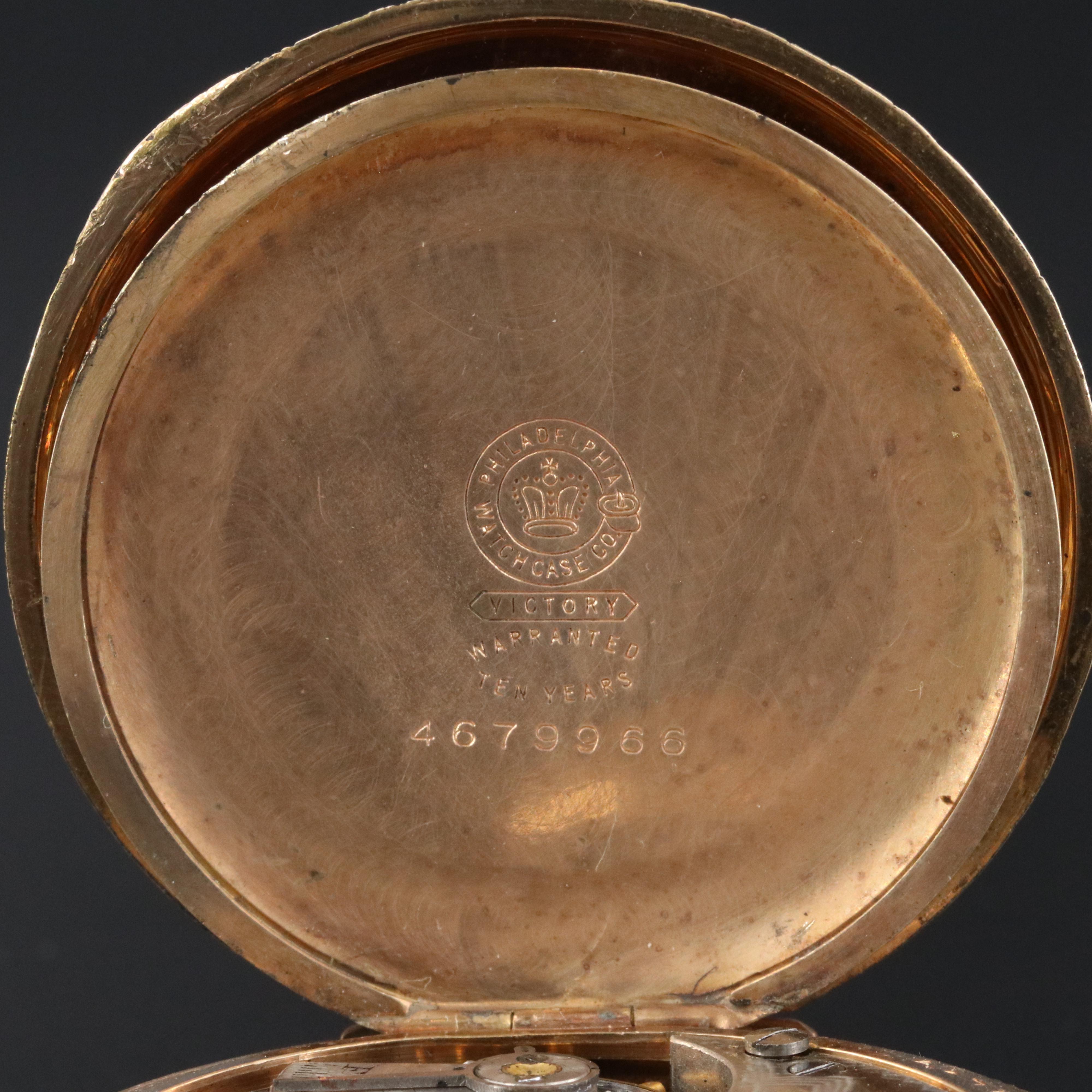 1919 Elgin Gold-Filled Hunting Case Pocket Watch