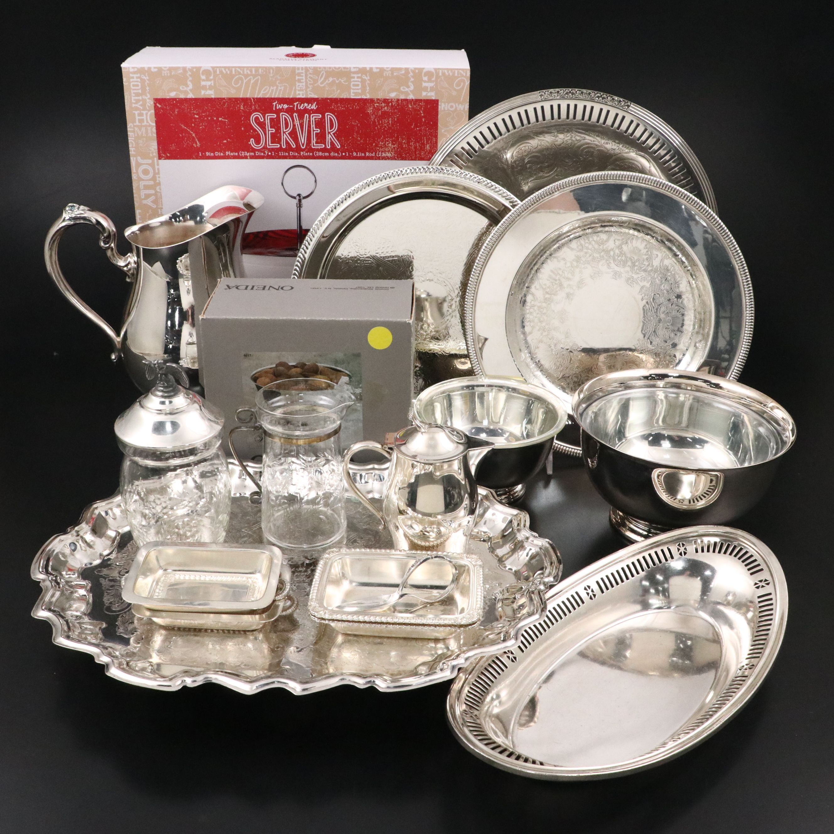 International Sterling Lid Jar, Paul Revere Bowls and More Serveware