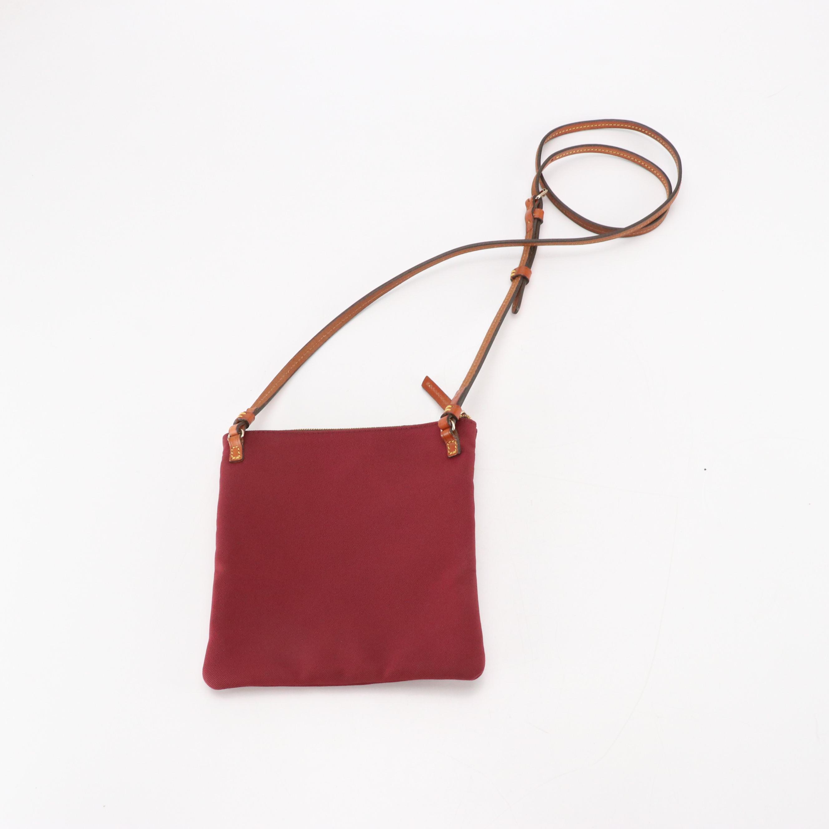 Dooney & Bourke Gray DB Canvas Two-Way Bag, Crossbody Bags and Wristlet