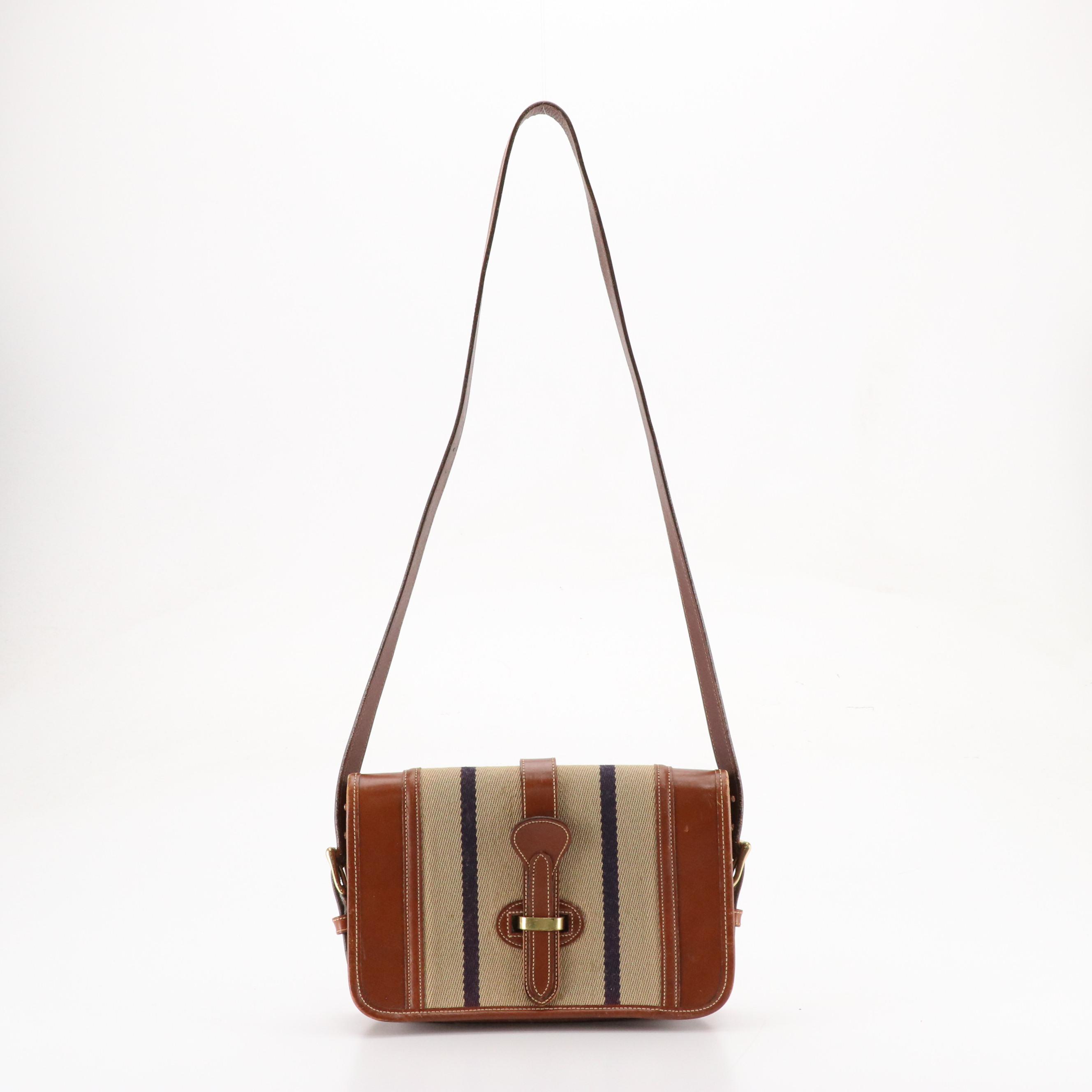 Dooney & Bourke Gray DB Canvas Two-Way Bag, Crossbody Bags and Wristlet