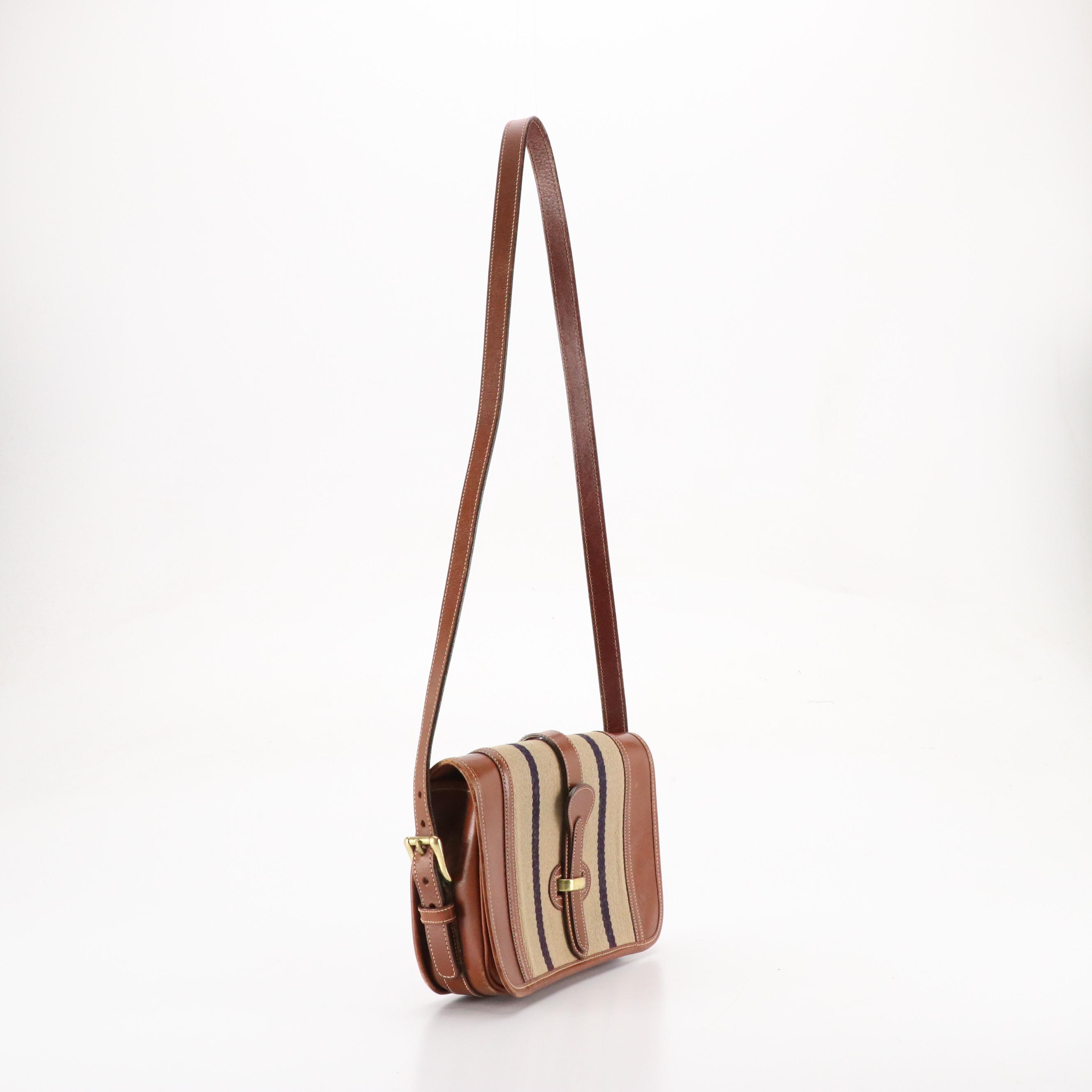 Dooney & Bourke Gray DB Canvas Two-Way Bag, Crossbody Bags and Wristlet