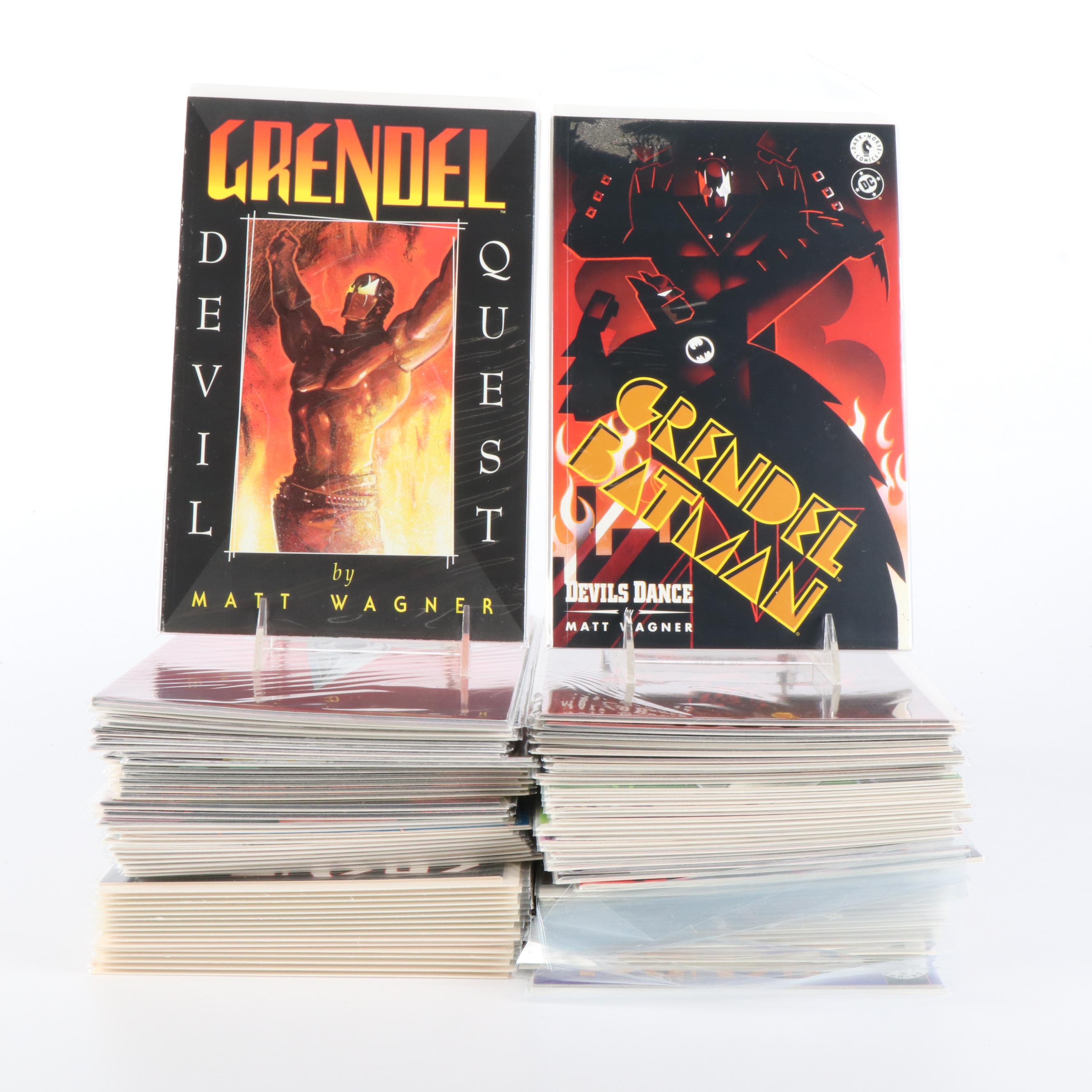 150+ Modern Age "Grendel" and "Grendel Tales" Comic Books