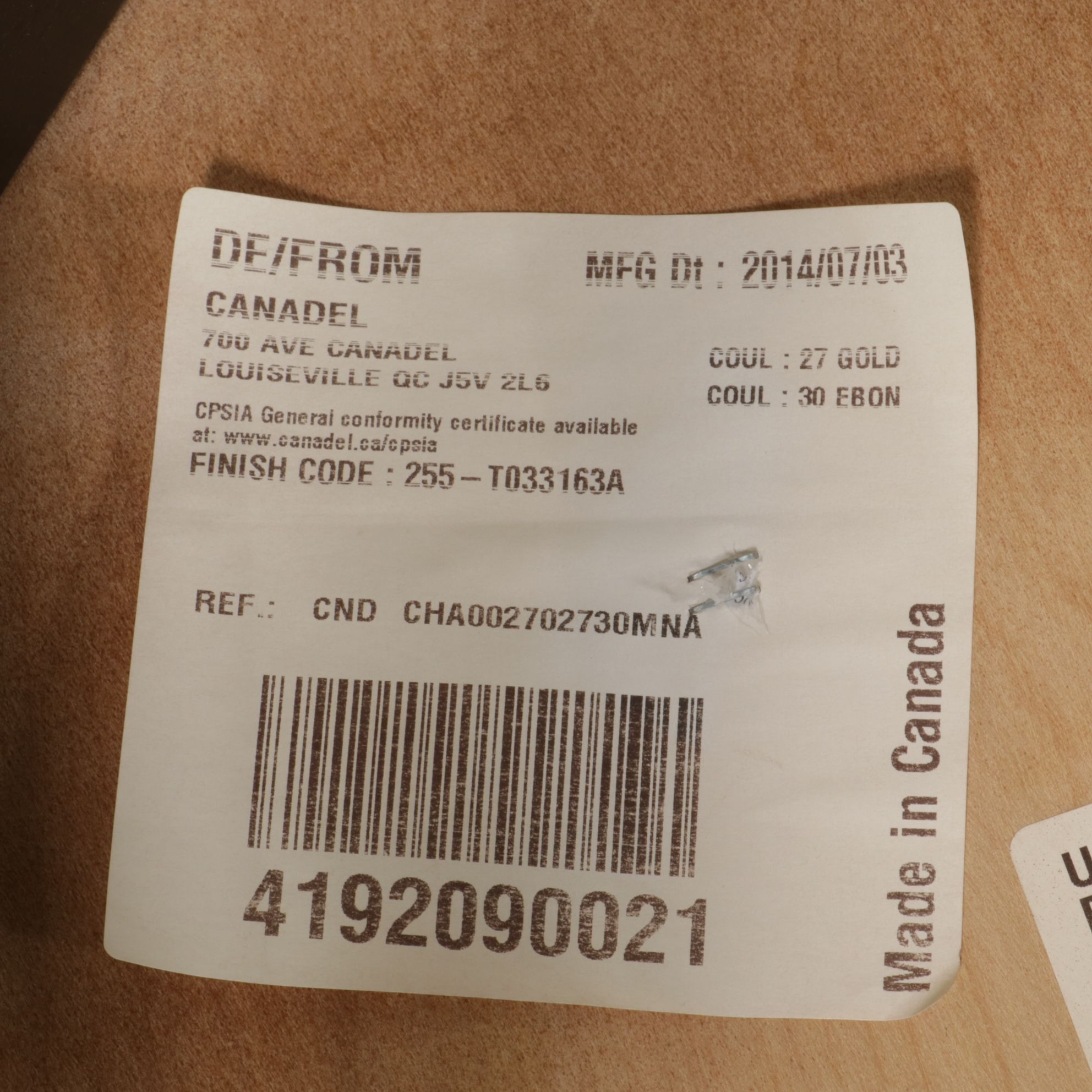 Canadel Maple Dining Table and Four Chairs