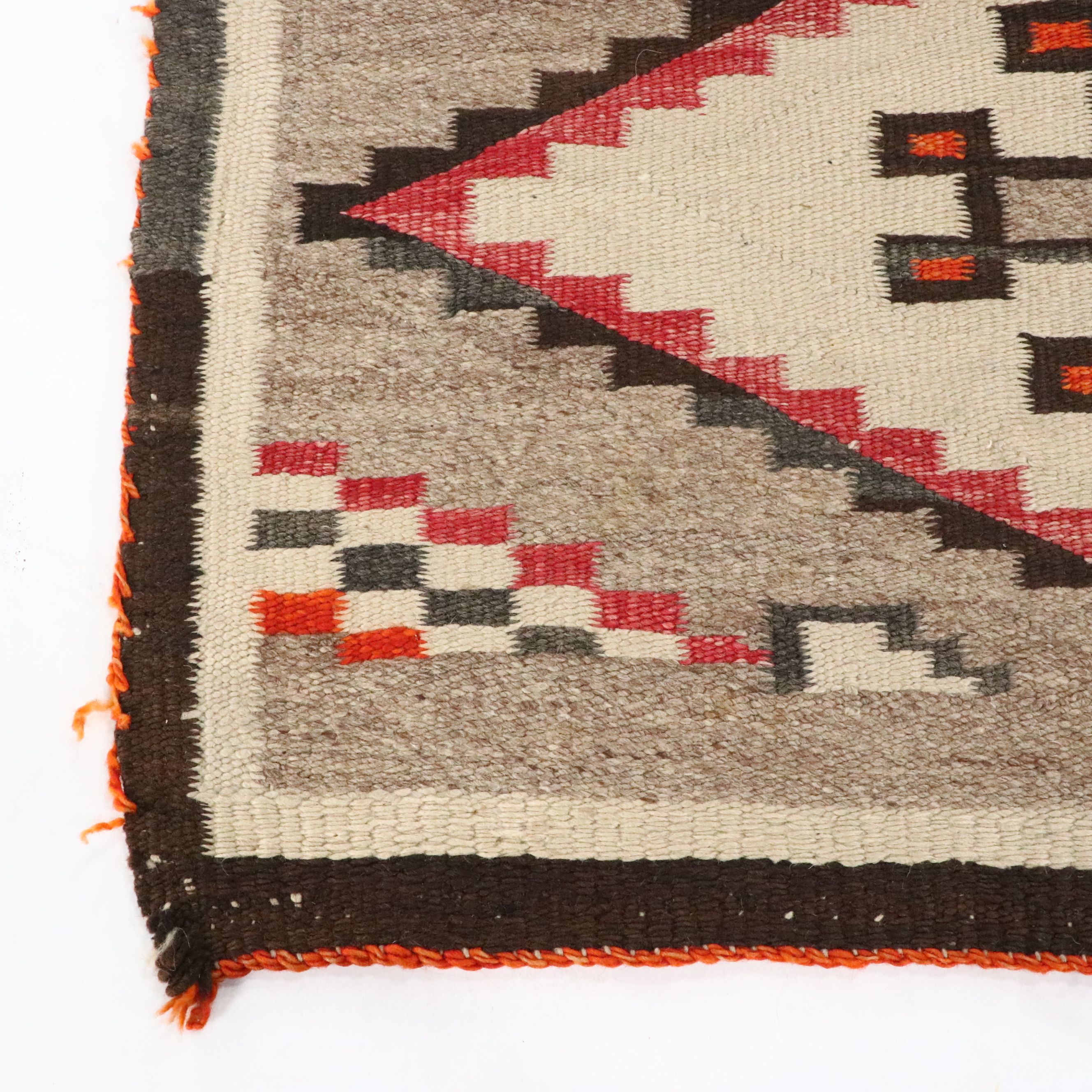 4'4 x 2'6 Navajo Handwoven Accent Rug