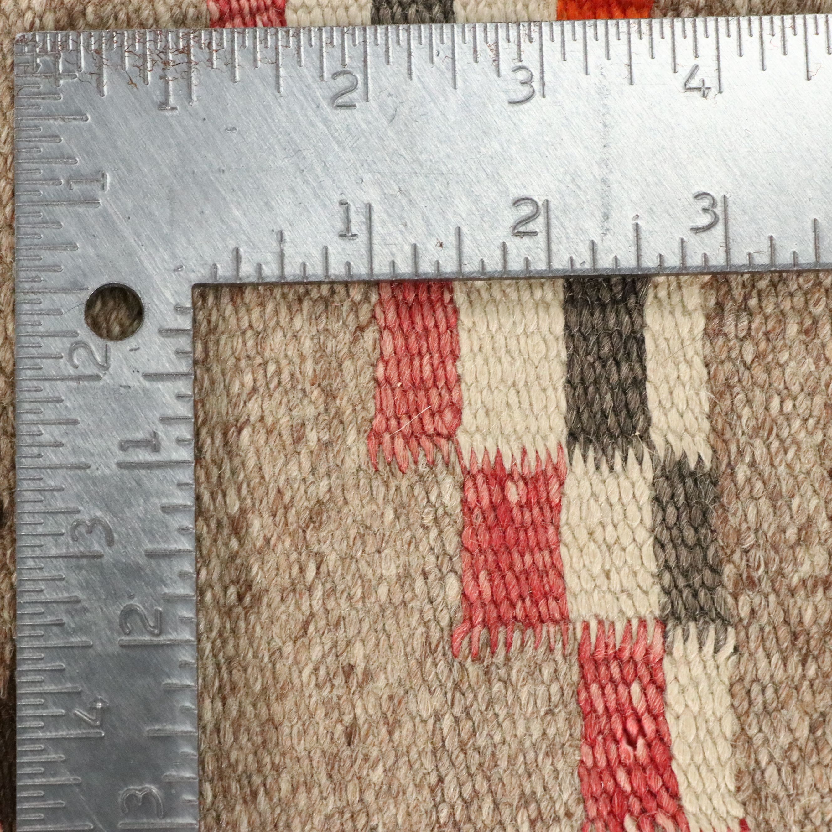 4'4 x 2'6 Navajo Handwoven Accent Rug