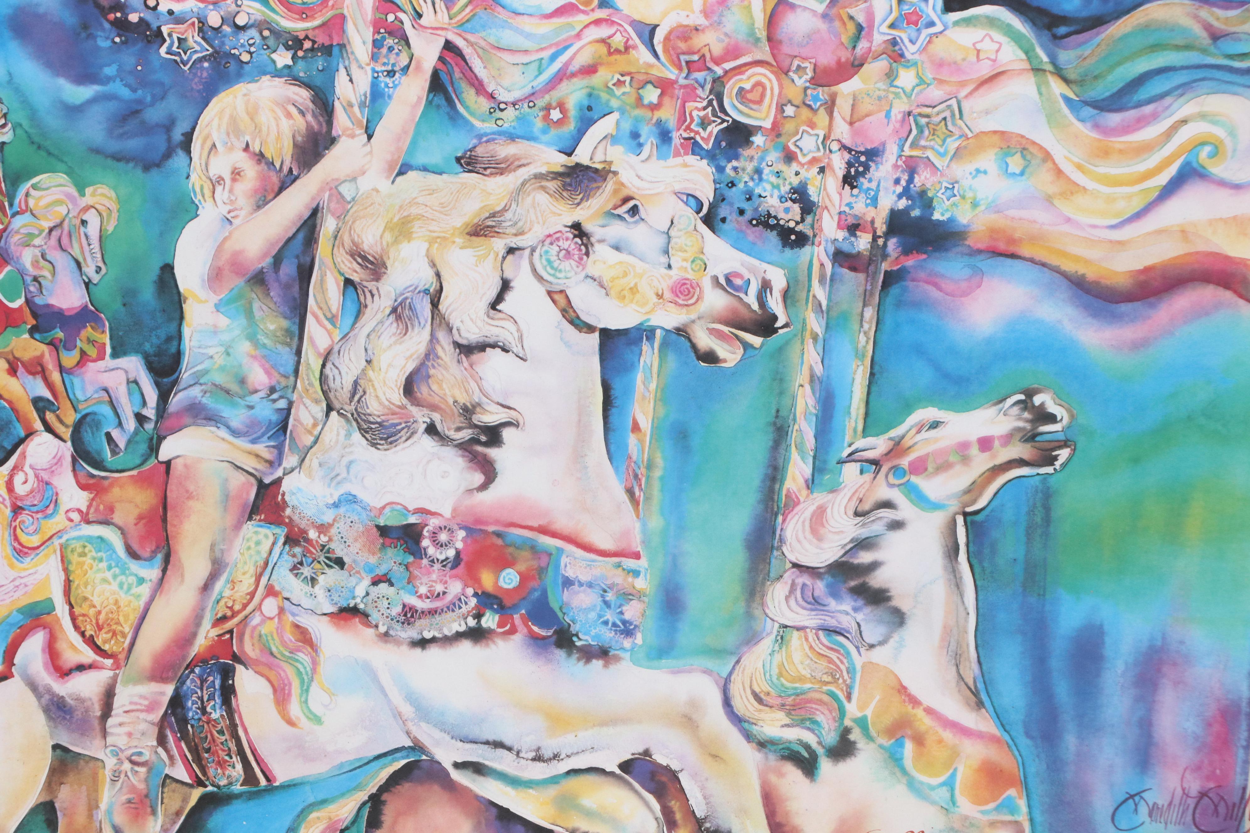 Meredith Miller Surrealist Offset Lithograph, 21st Century