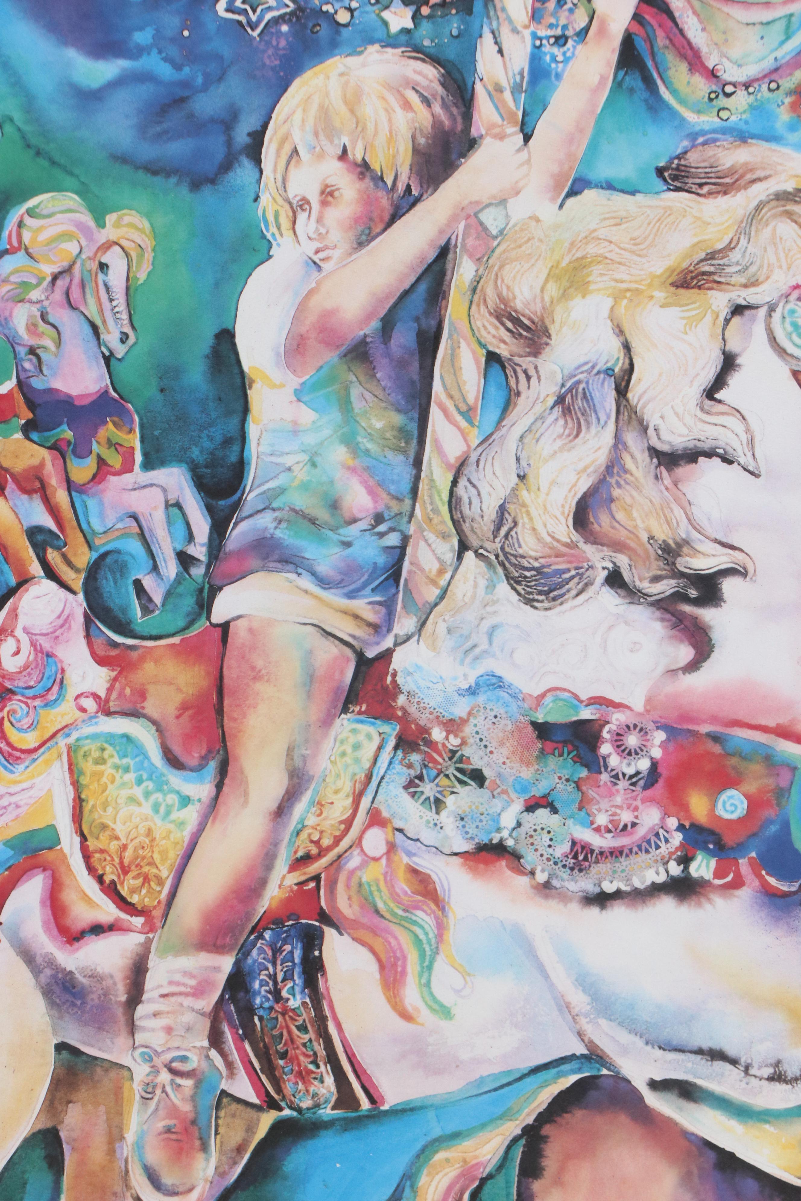 Meredith Miller Surrealist Offset Lithograph, 21st Century