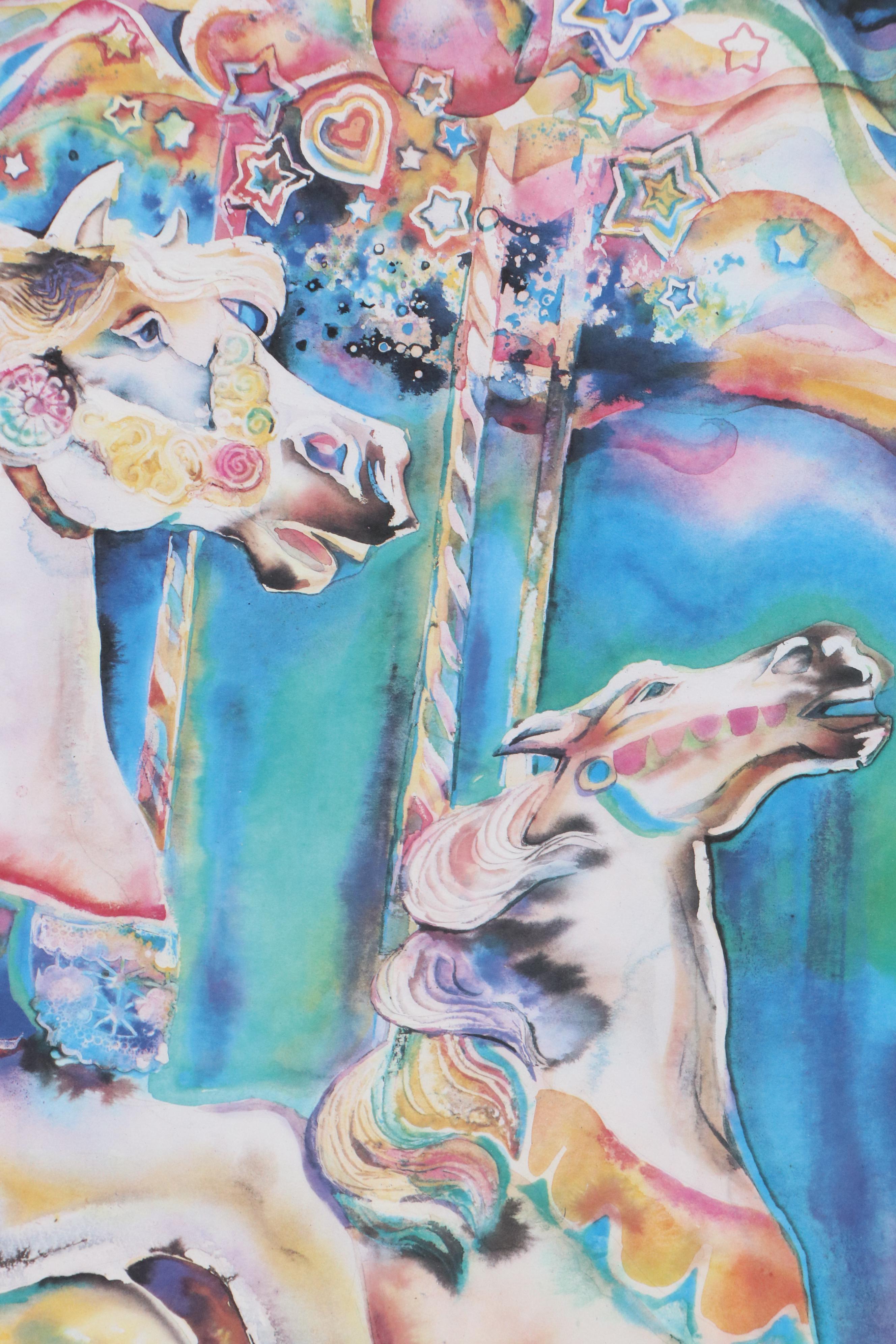 Meredith Miller Surrealist Offset Lithograph, 21st Century