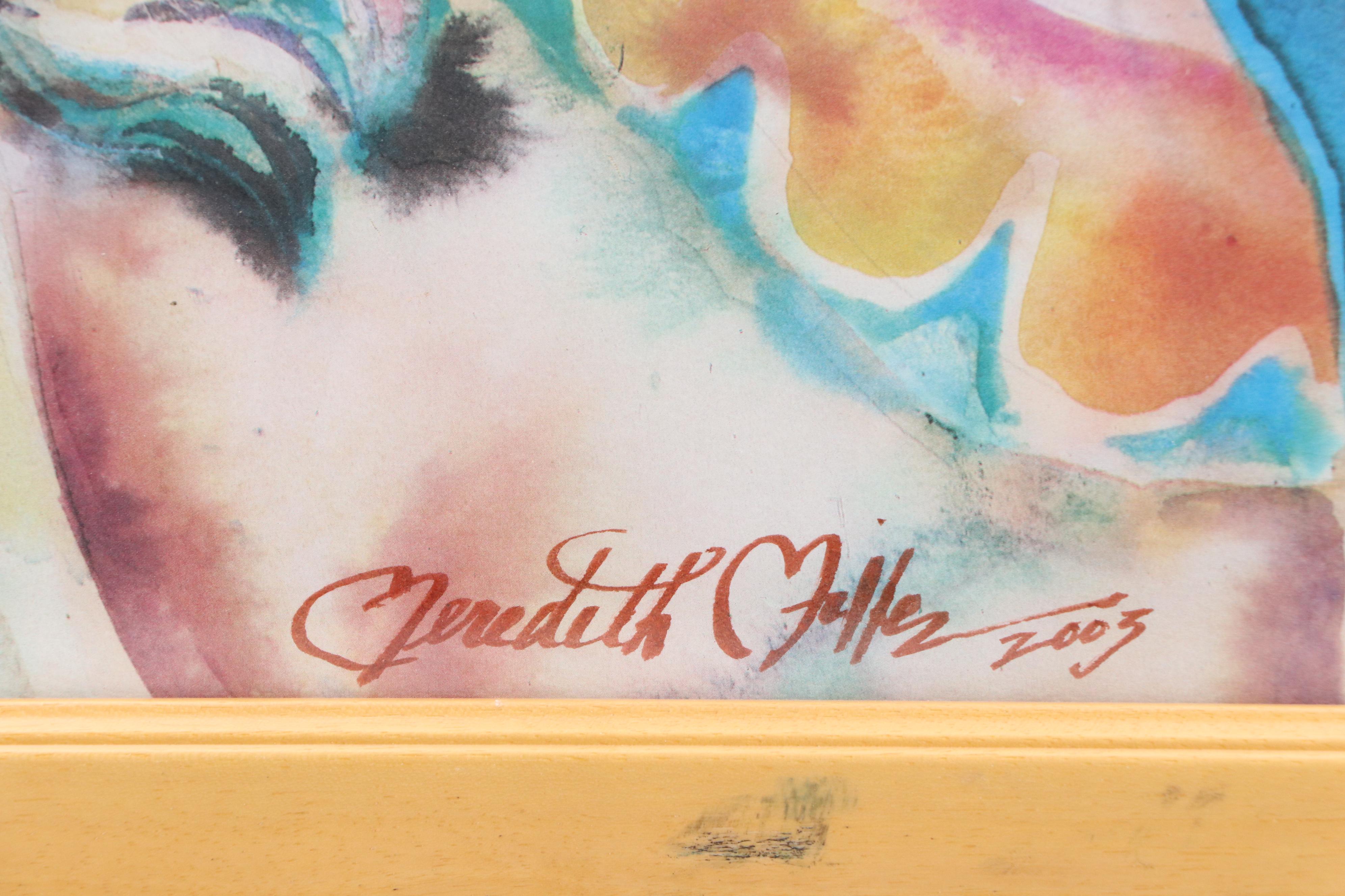 Meredith Miller Surrealist Offset Lithograph, 21st Century