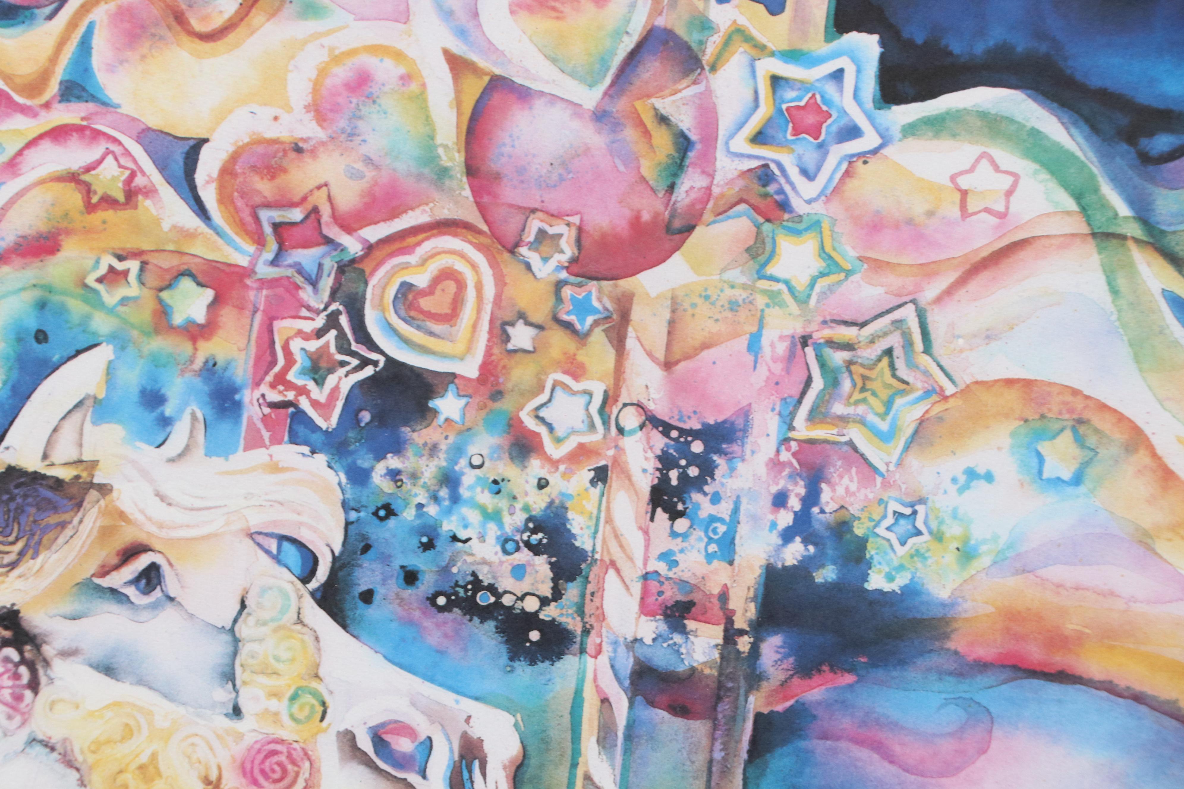 Meredith Miller Surrealist Offset Lithograph, 21st Century