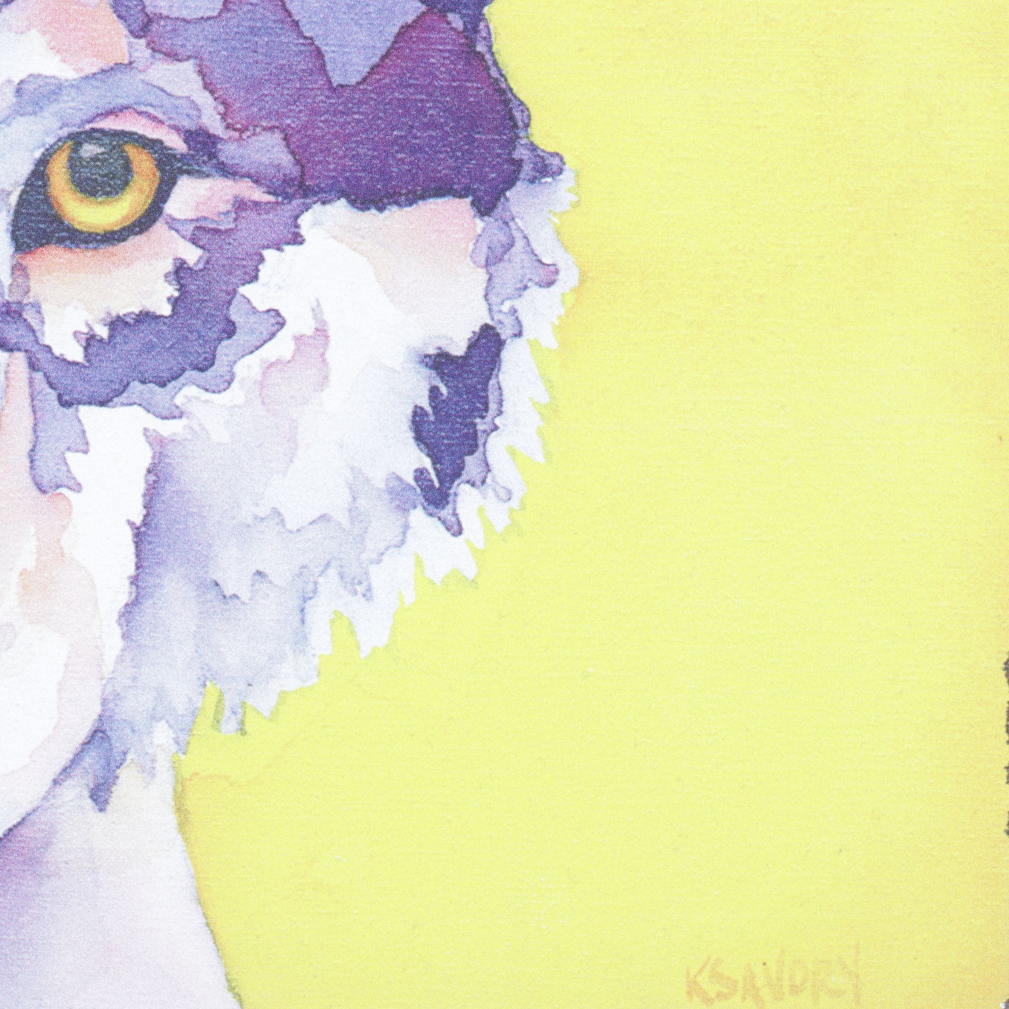 Giclée Metal Box Art After Karen Savory "Wild Beauty", 2018