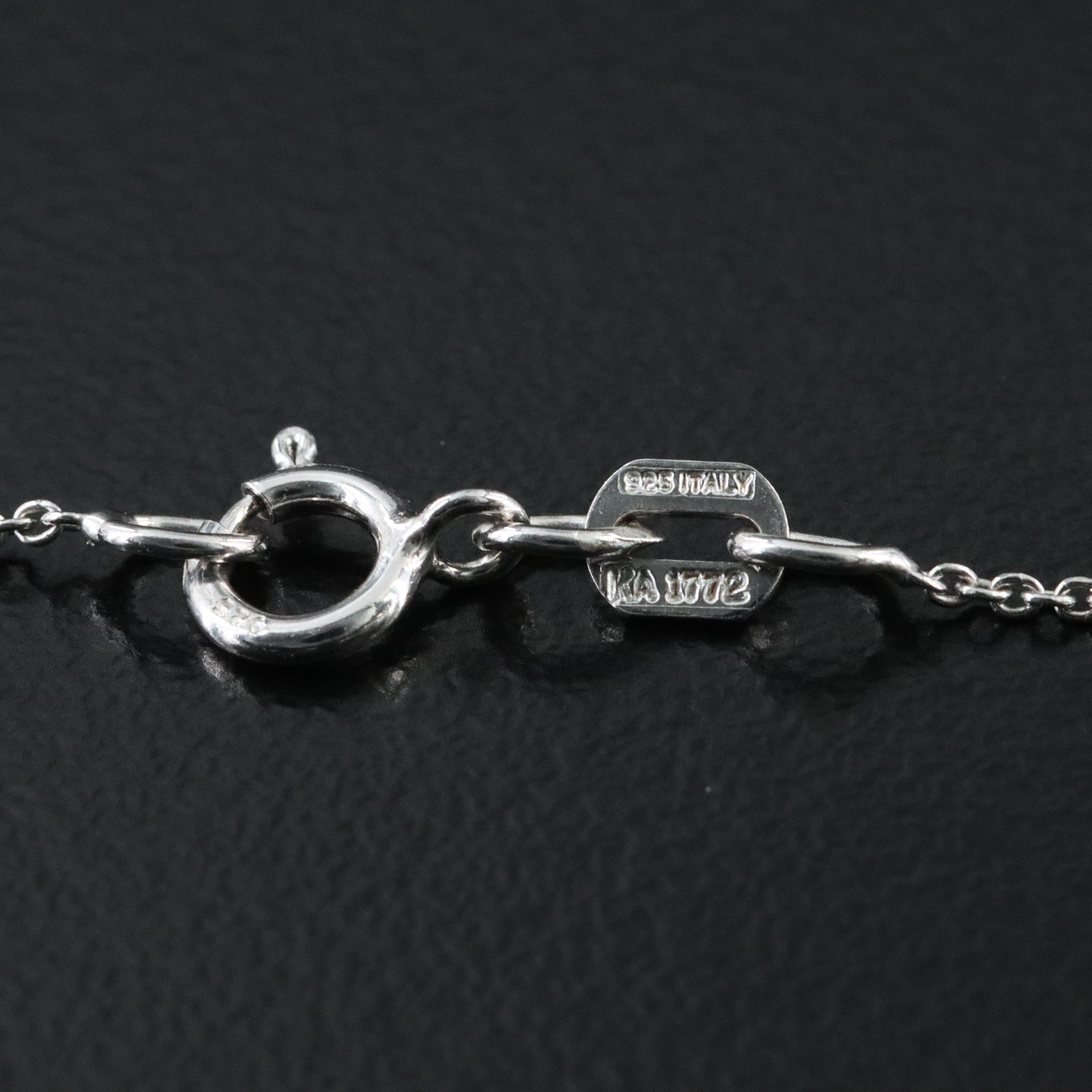 Sterling Black Onyx and Diamond Pendant with 14K Accent Necklace