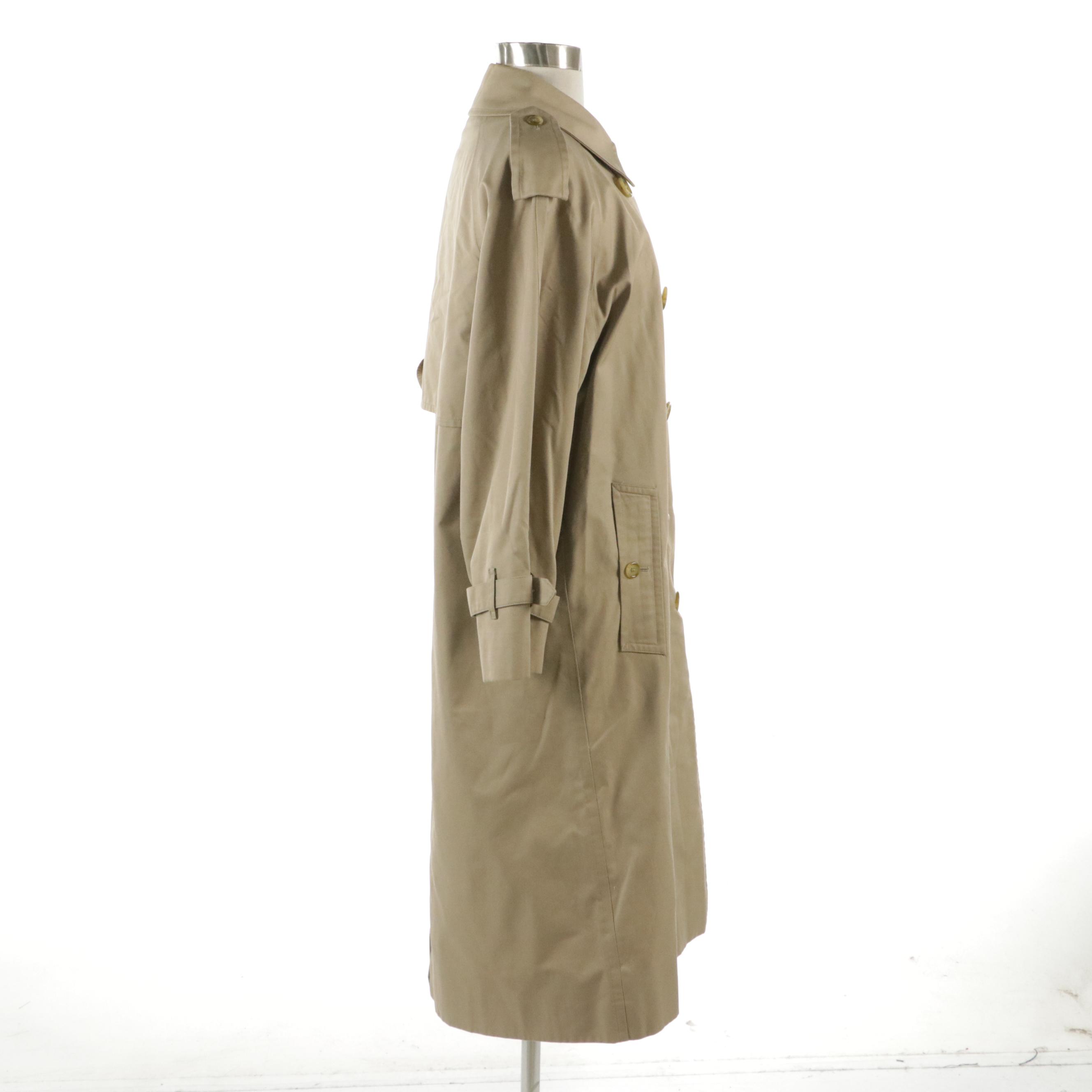 Burberrys of London Cotton Gabardine Double-Breasted Trench Coat