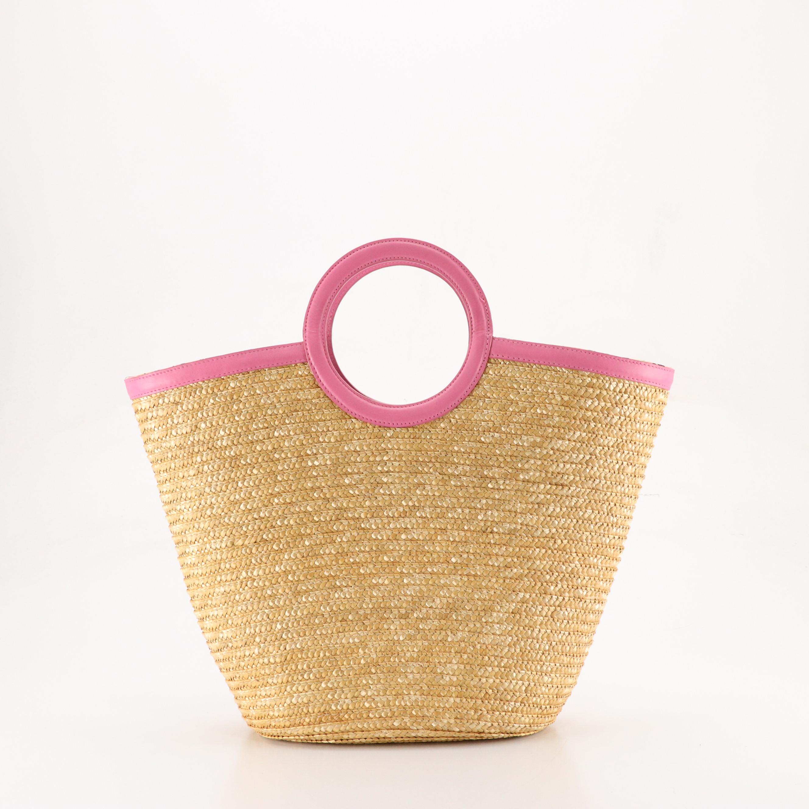 Lilly Pulitzer Wheat Straw Bucket Tote, Brahmin & Cole Haan Shoulder Bags & More
