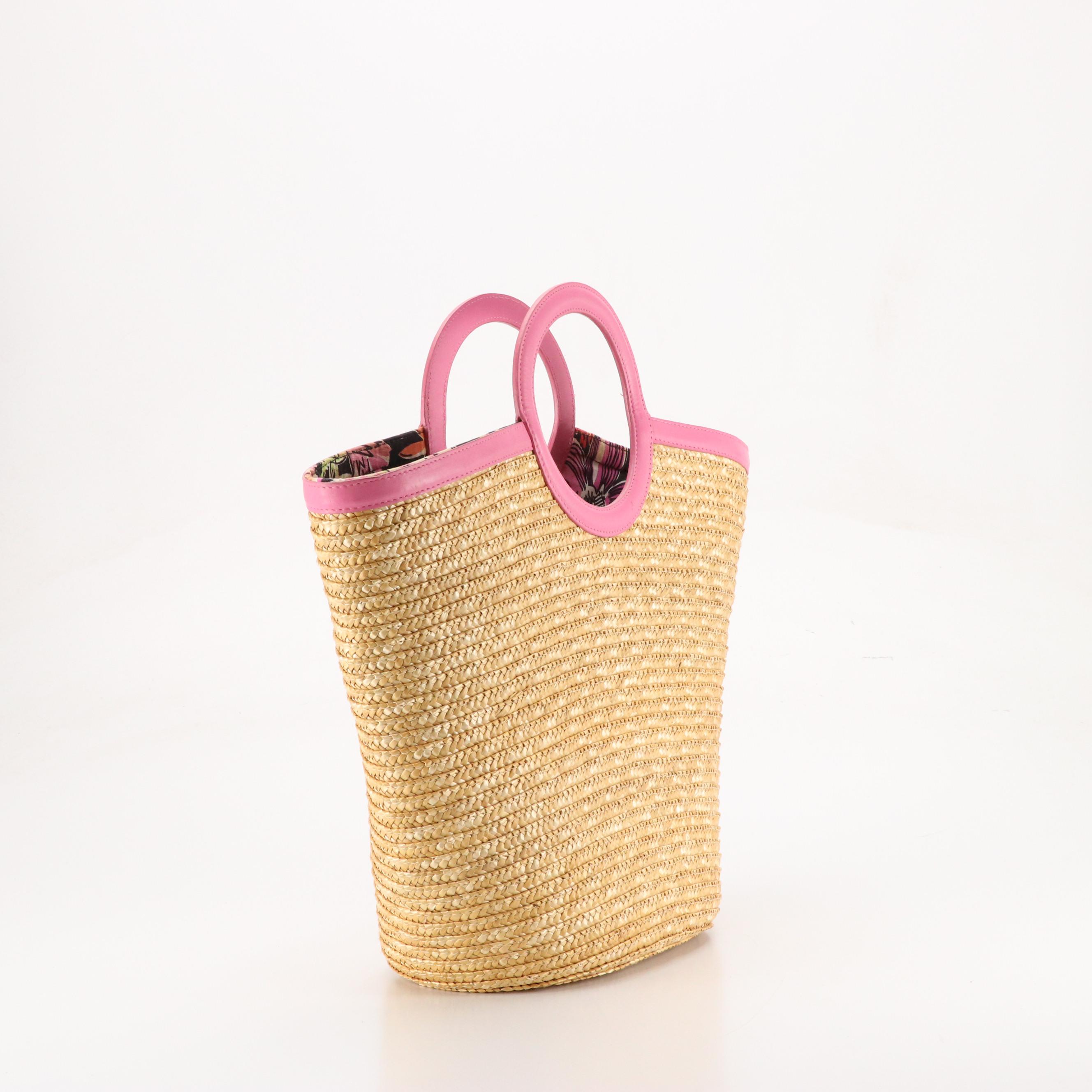 Lilly Pulitzer Wheat Straw Bucket Tote, Brahmin & Cole Haan Shoulder Bags & More