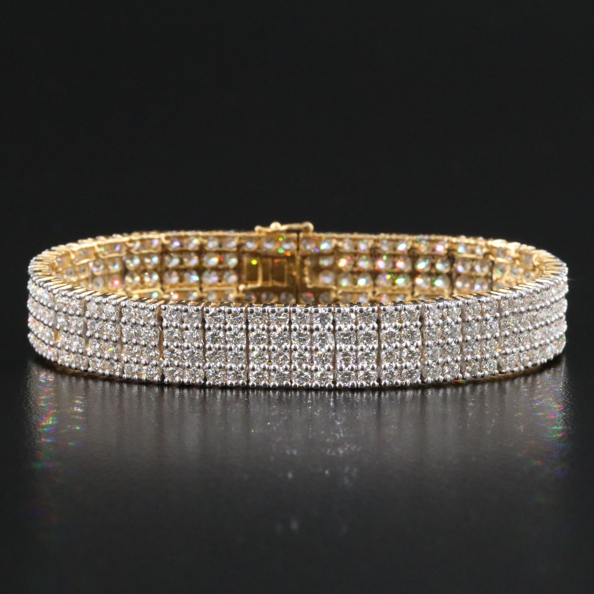 14K 14.12 CTW Diamond Strap Bracelet