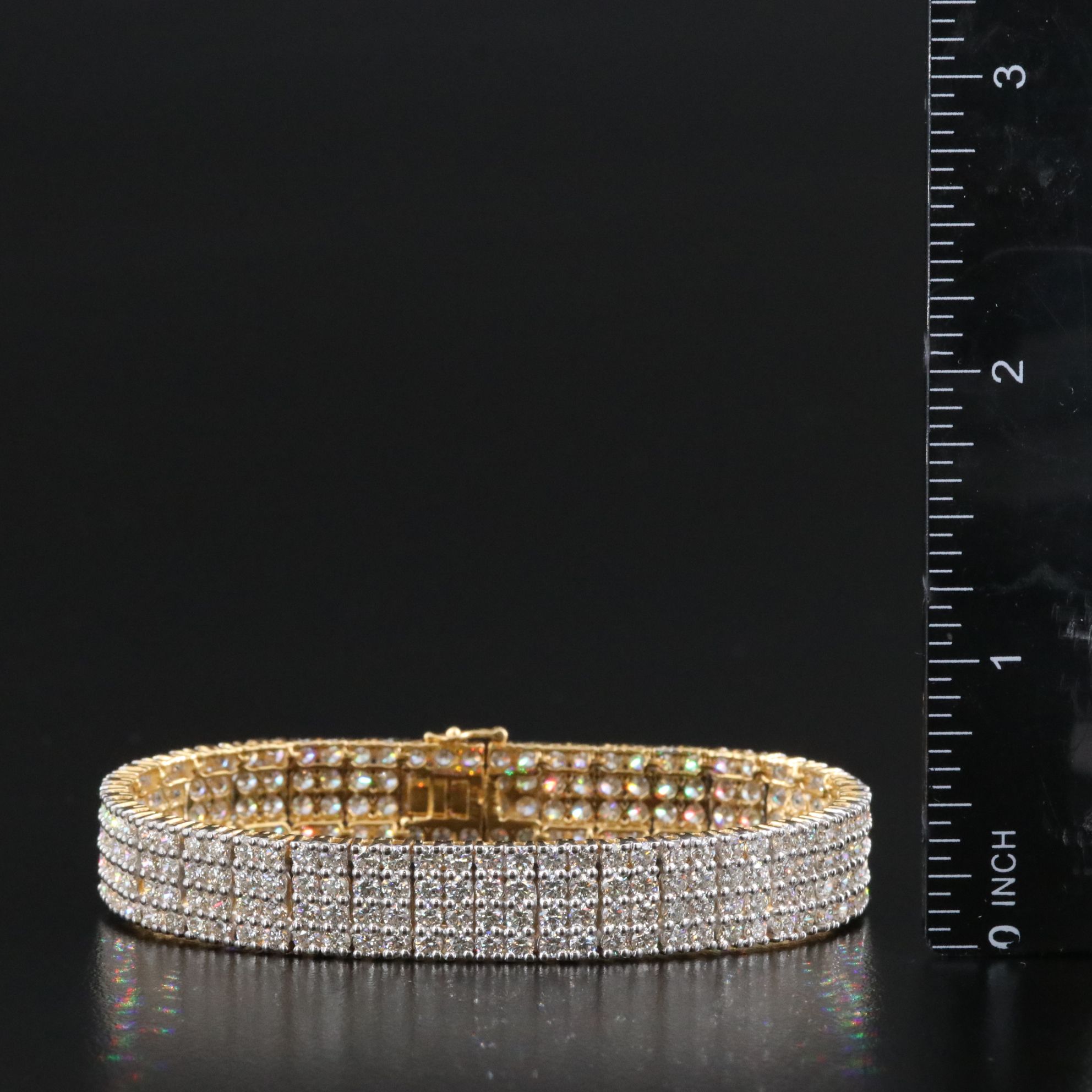 14K 14.12 CTW Diamond Strap Bracelet