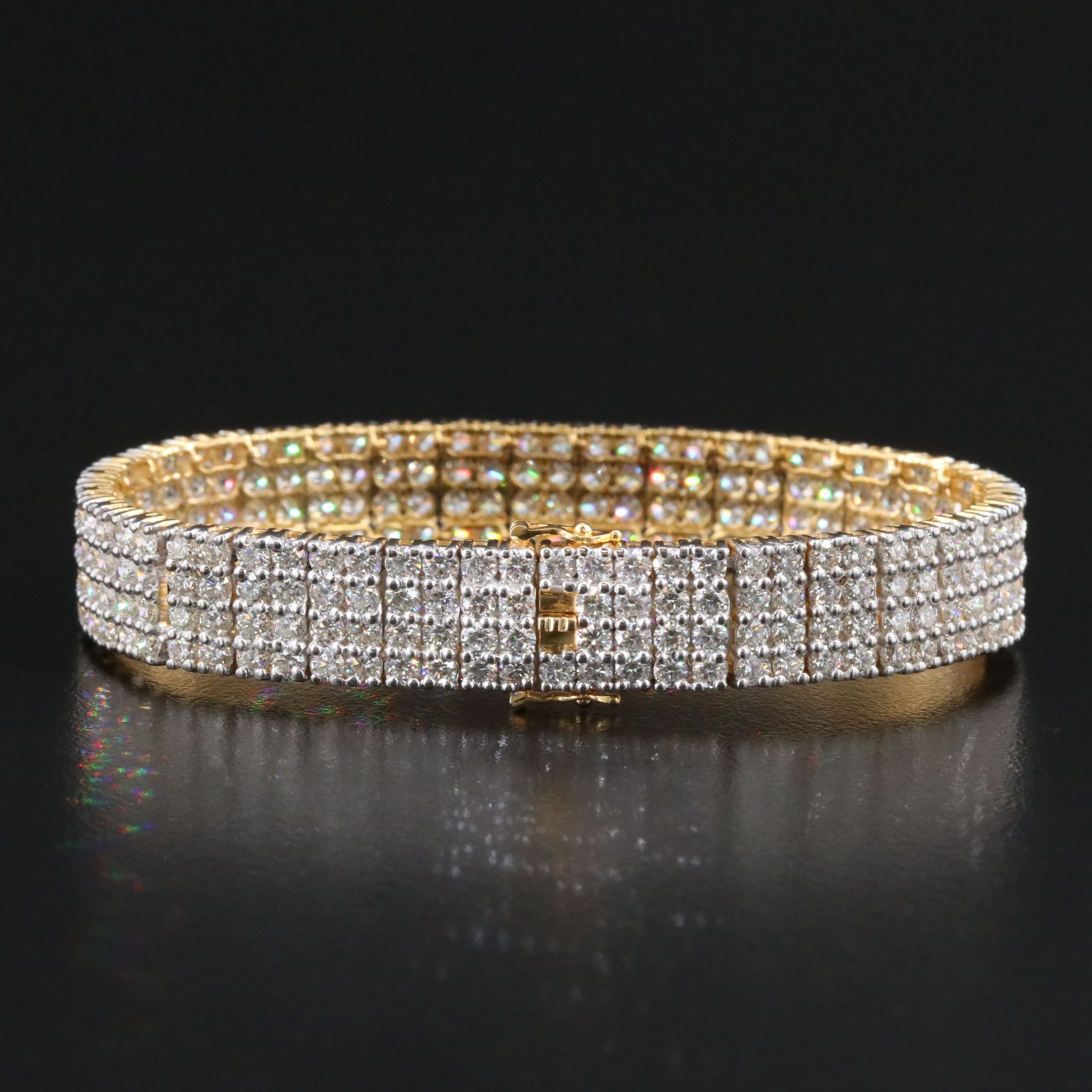 14K 14.12 CTW Diamond Strap Bracelet