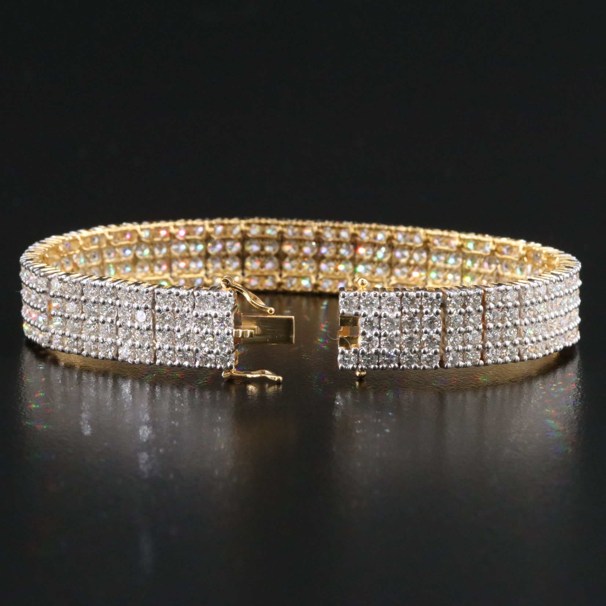 14K 14.12 CTW Diamond Strap Bracelet