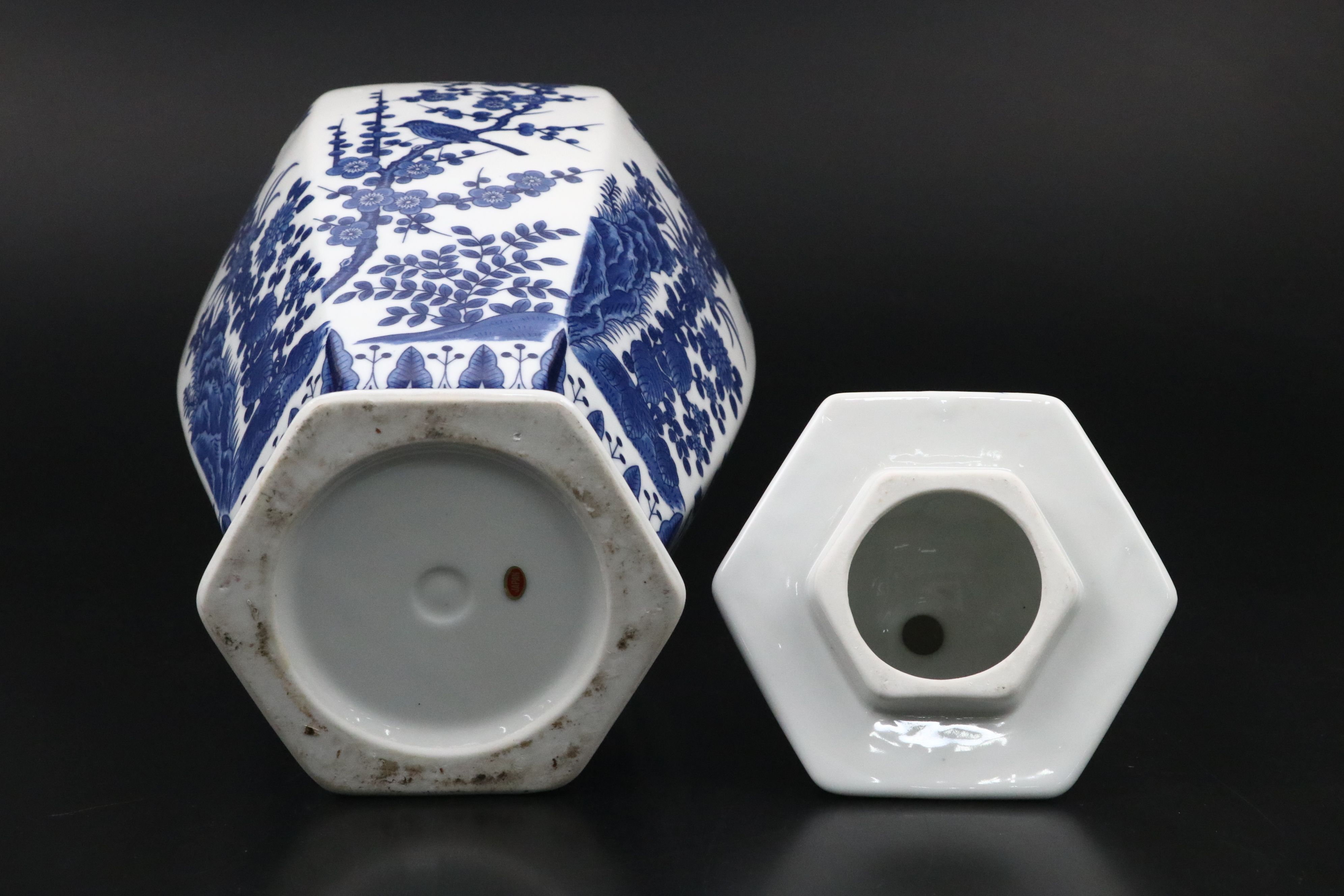 Chinese and Japanese Blue and White Porcelain Vases