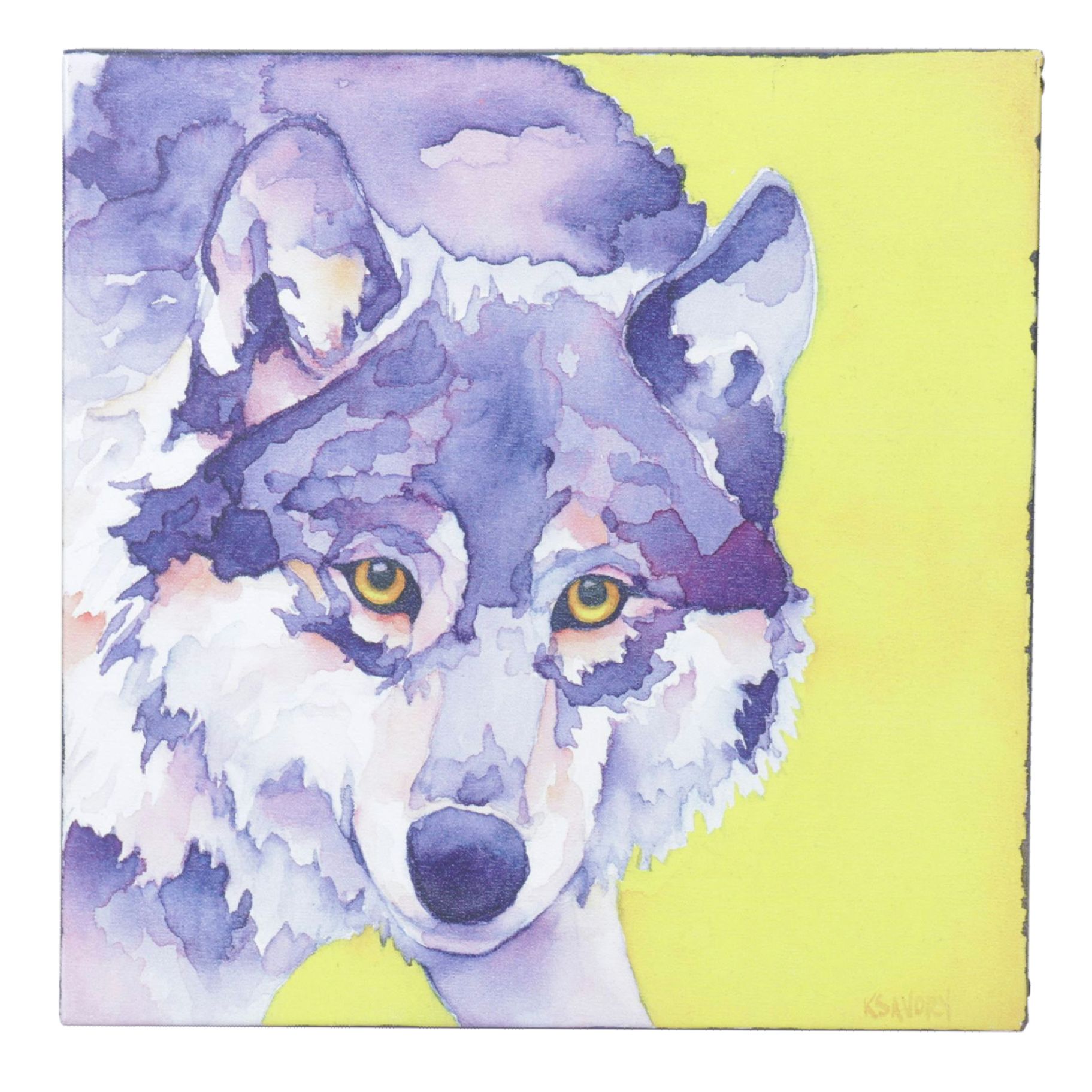 Giclée Metal Box Art After Karen Savory "Wild Beauty", 2018