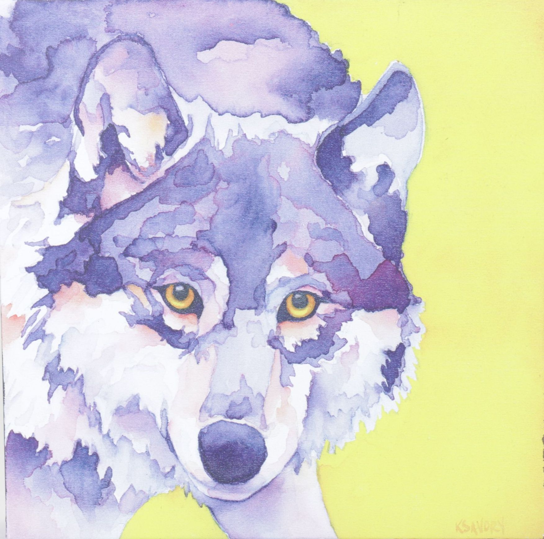 Giclée Metal Box Art After Karen Savory "Wild Beauty", 2018