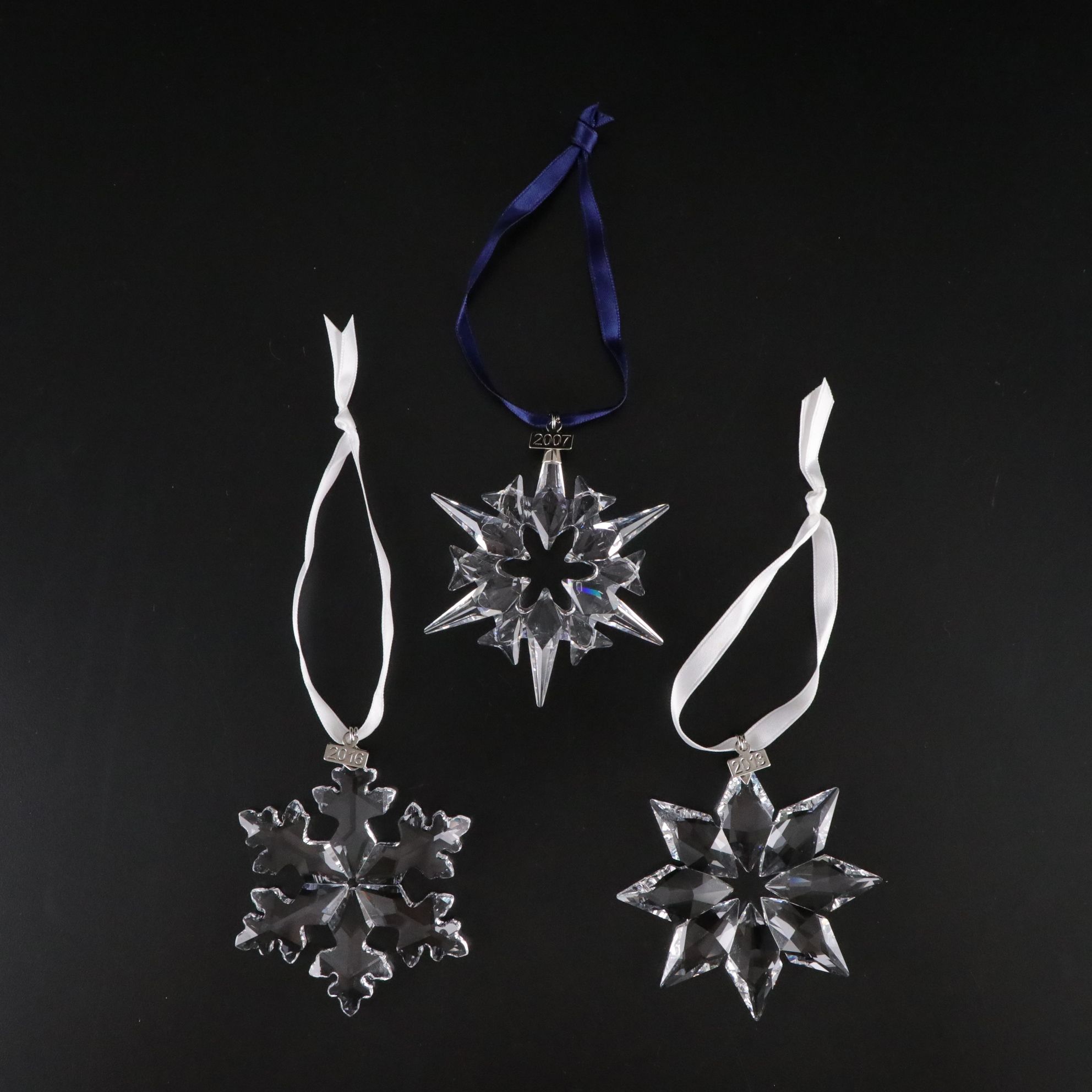 Swarovski Crystal Annual Snowflake Ornaments