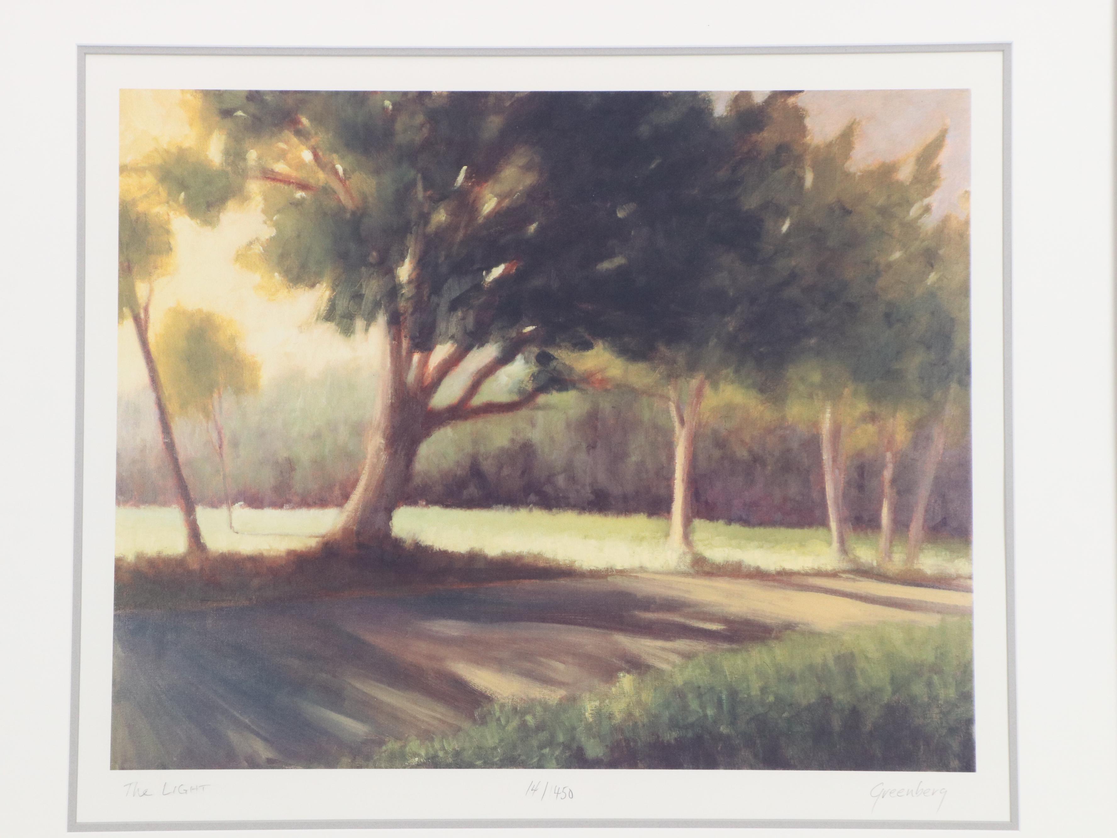 Greenberg Landscape Giclée "The Light," 21st Century
