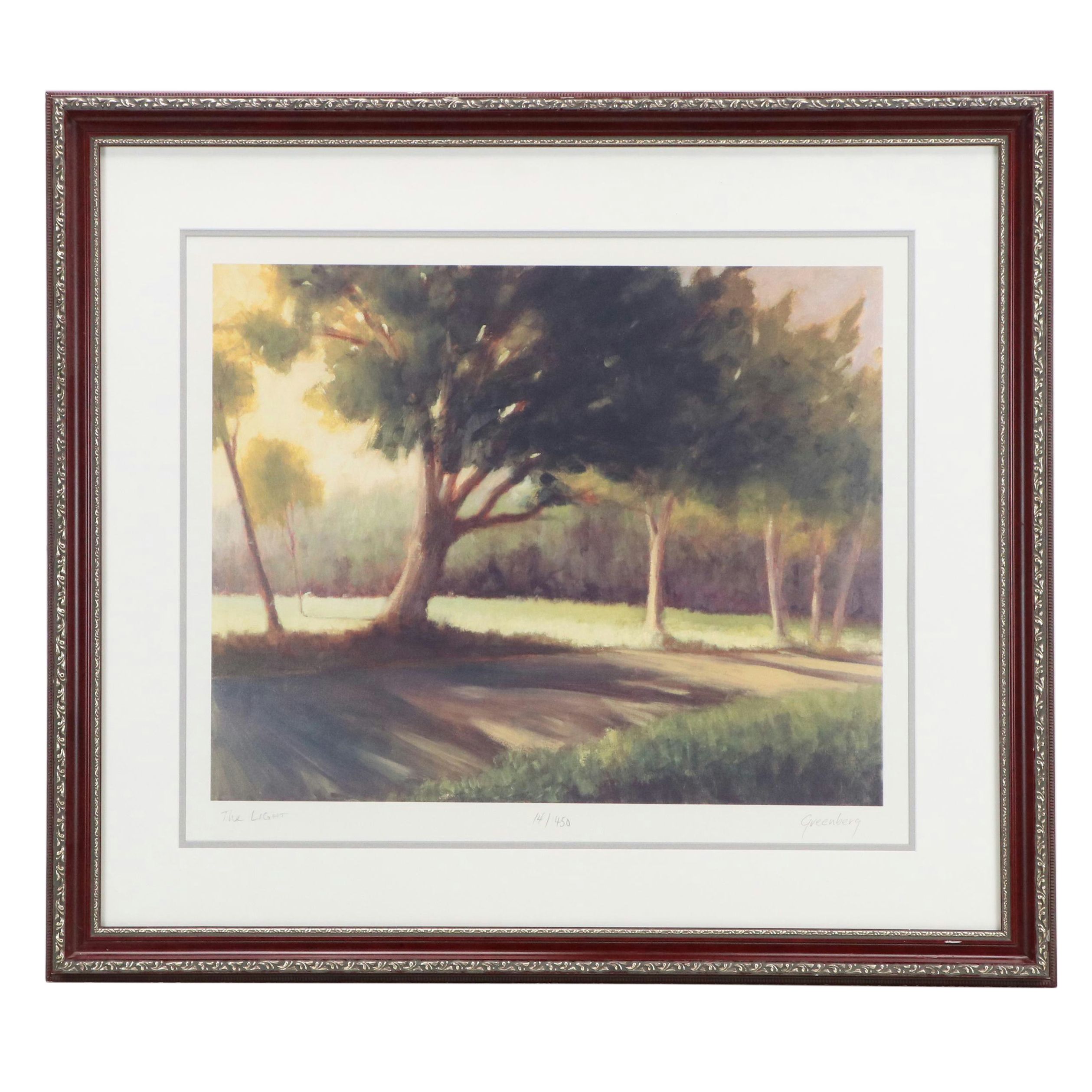 Greenberg Landscape Giclée "The Light," 21st Century