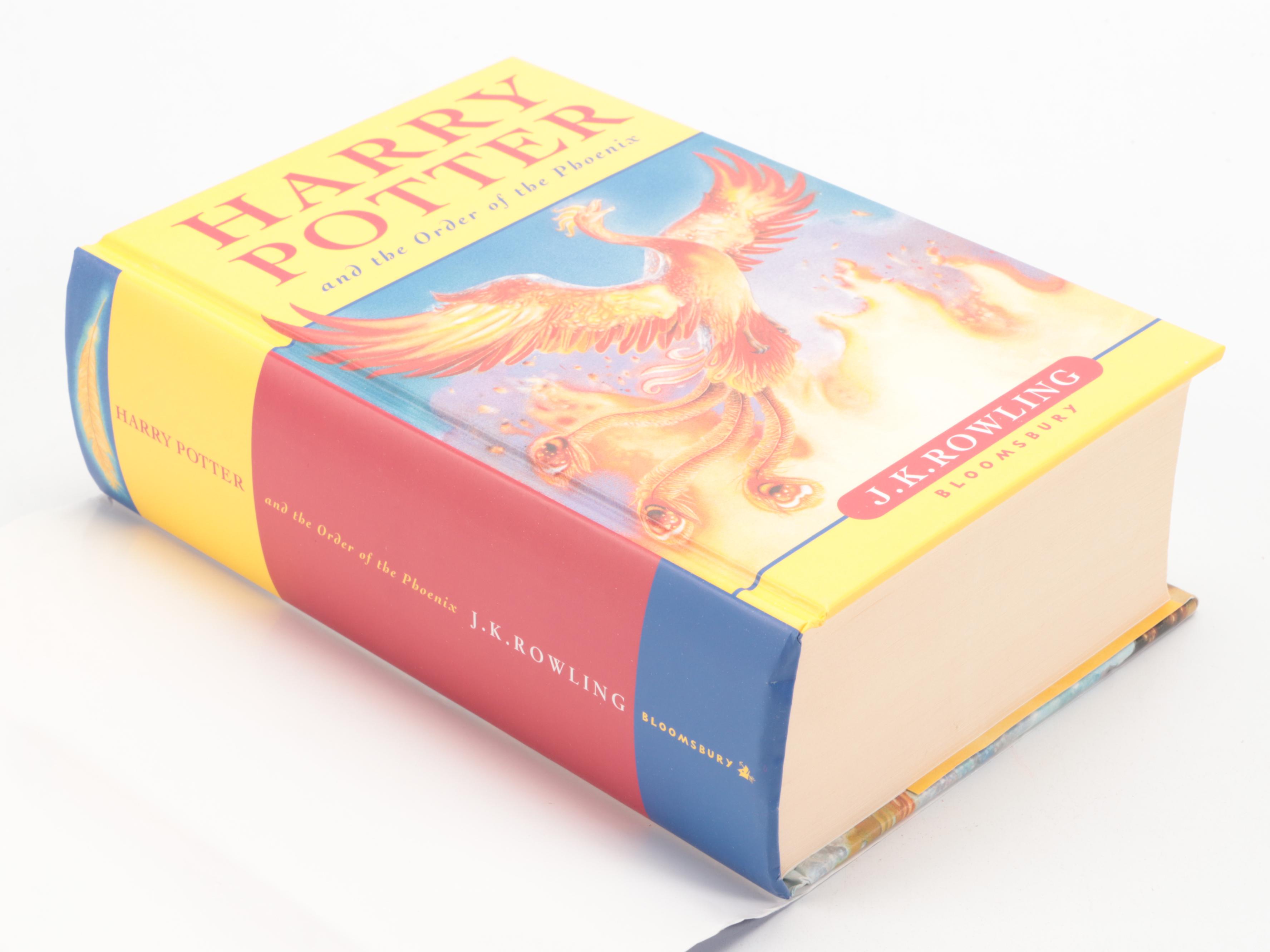 First UK Edition "Harry Potter and the Order of the Phoenix" by J. K. Rowling
