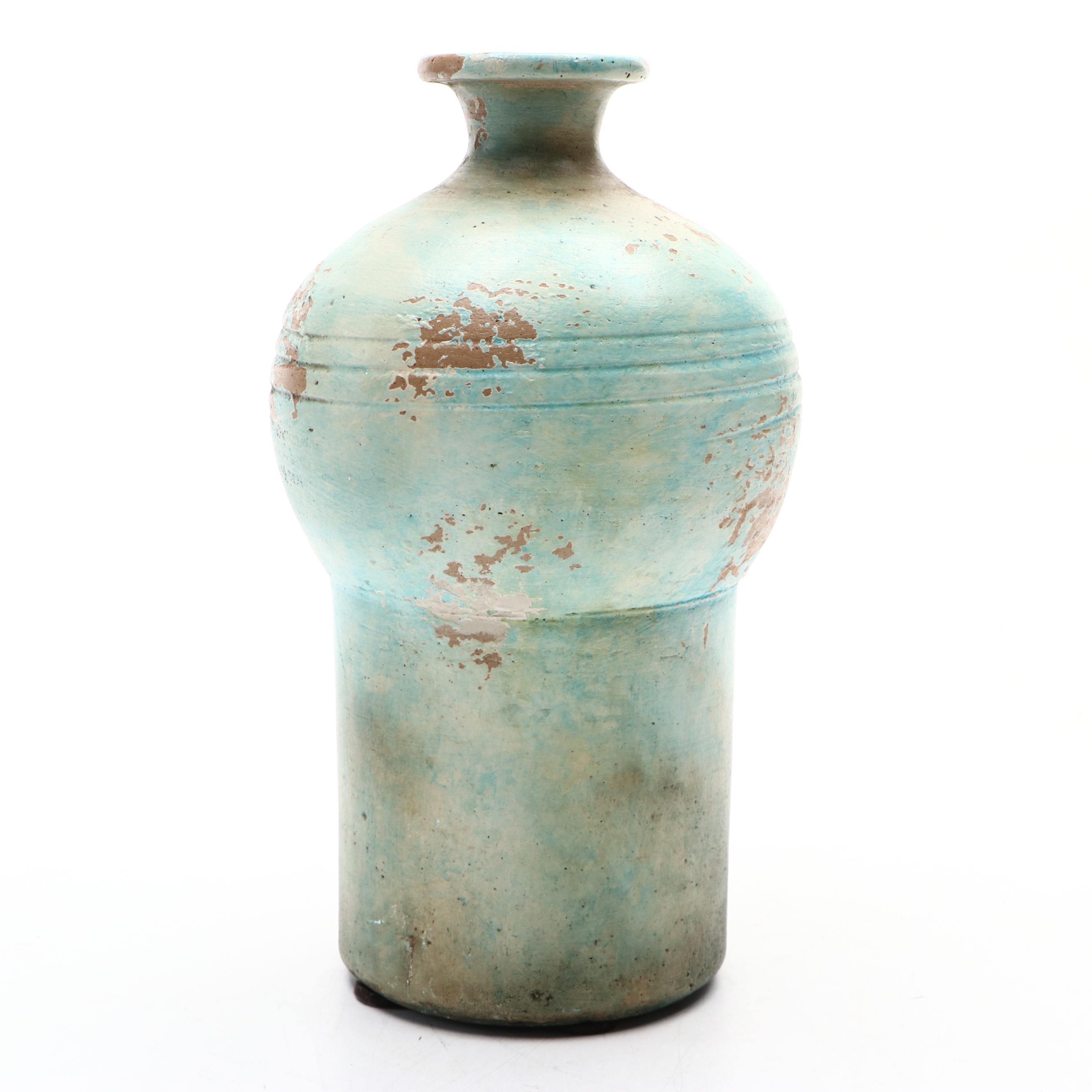 Art Pottery Ceramic Vase and Mexican Ceramic Thunderbird Trivet