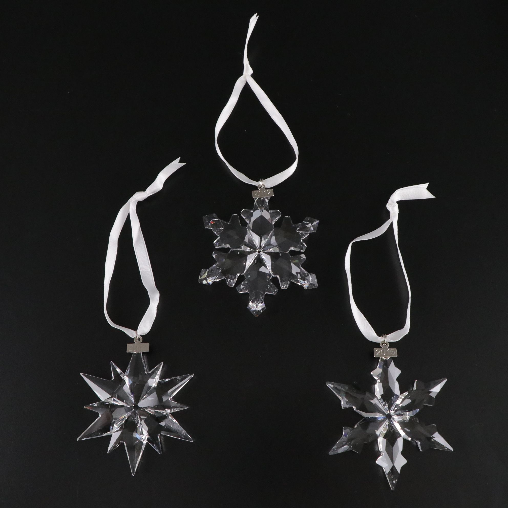 Swarovski Crystal Annual Snowflake Ornaments