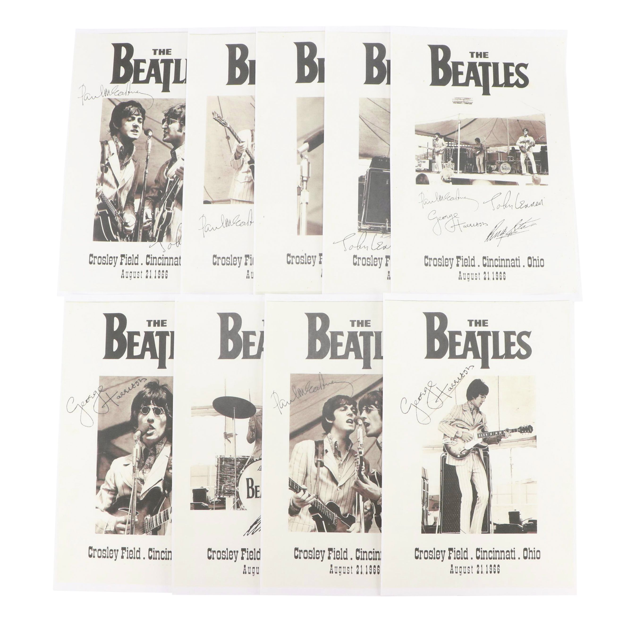 The Beatles Crosley Field Cincinnati Concert Reproduction Posters