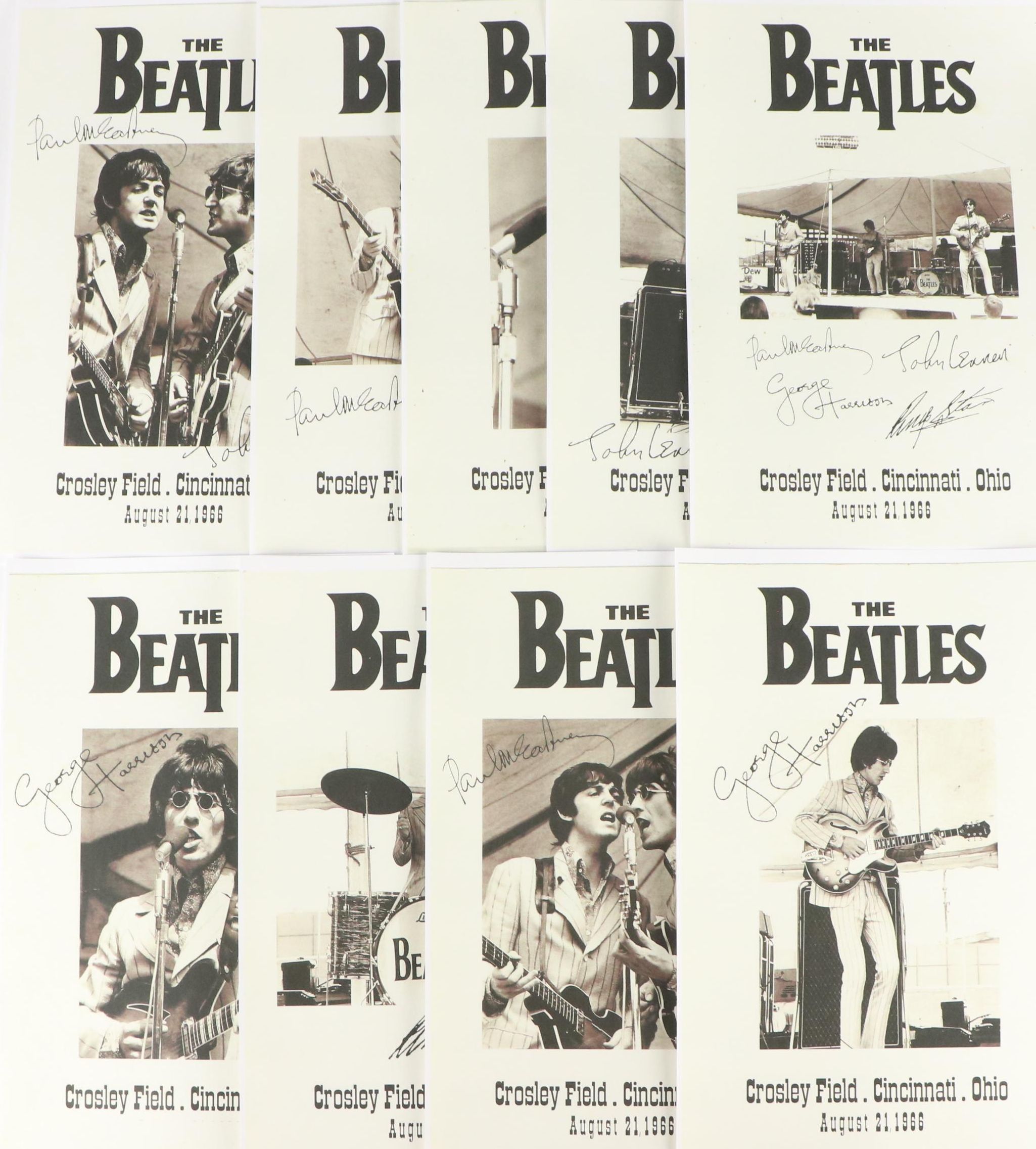 The Beatles Crosley Field Cincinnati Concert Reproduction Posters