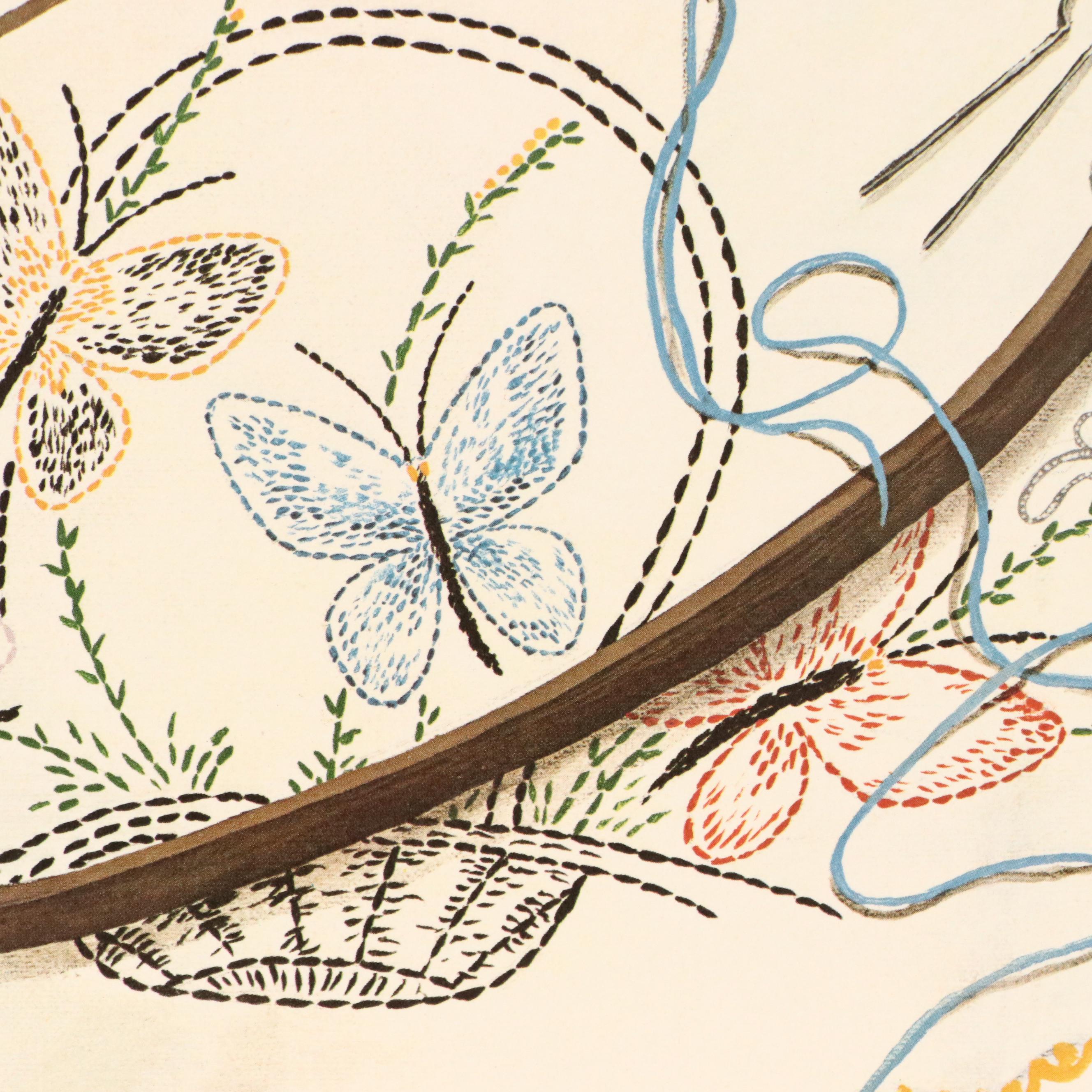 Ken Caringer and Gary Adams Offset Lithographs "School Time" and "Lady's Touch"