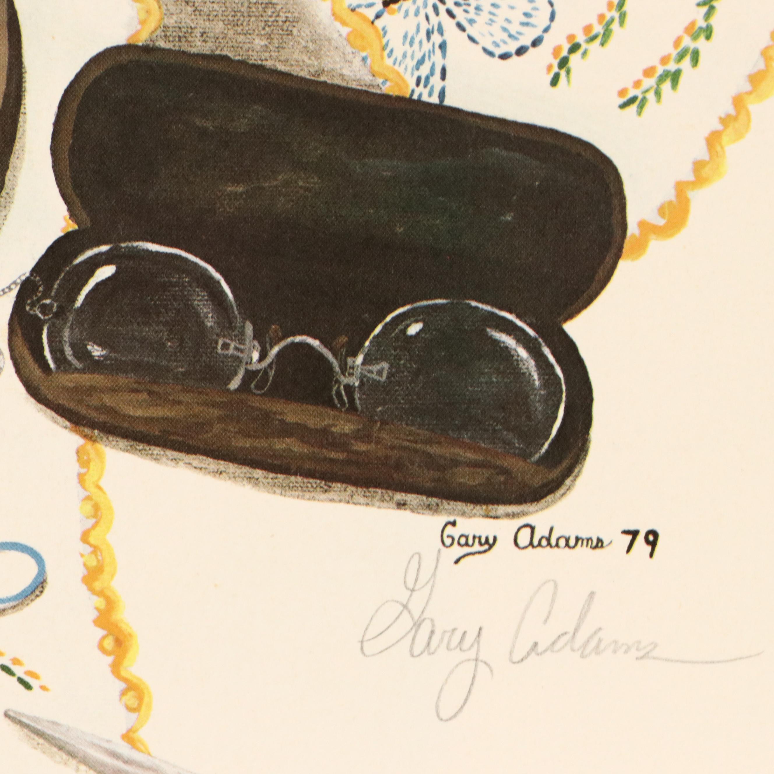 Ken Caringer and Gary Adams Offset Lithographs "School Time" and "Lady's Touch"