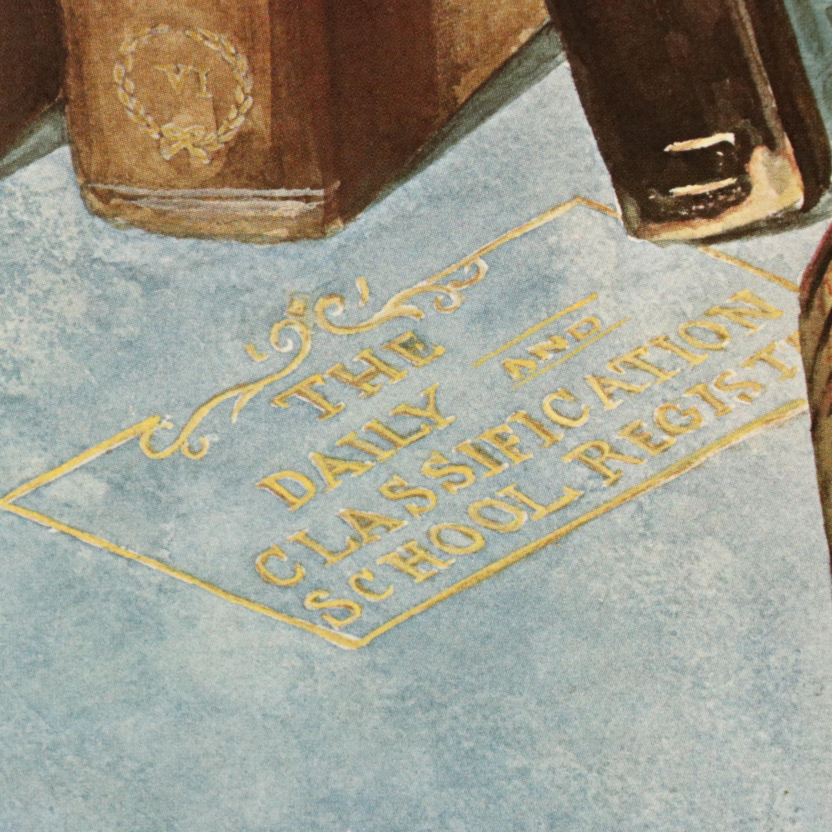 Ken Caringer and Gary Adams Offset Lithographs "School Time" and "Lady's Touch"