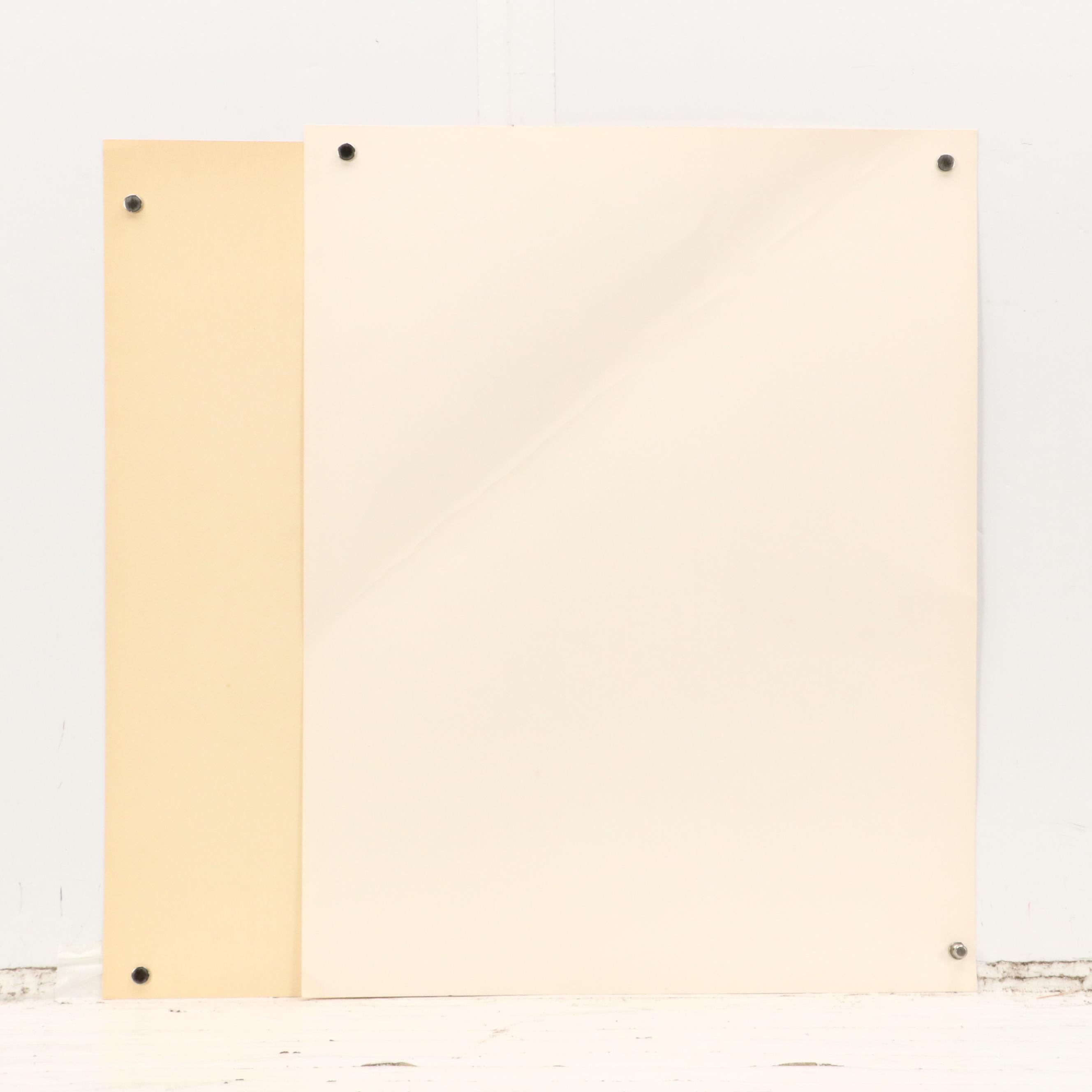 Ken Caringer and Gary Adams Offset Lithographs "School Time" and "Lady's Touch"