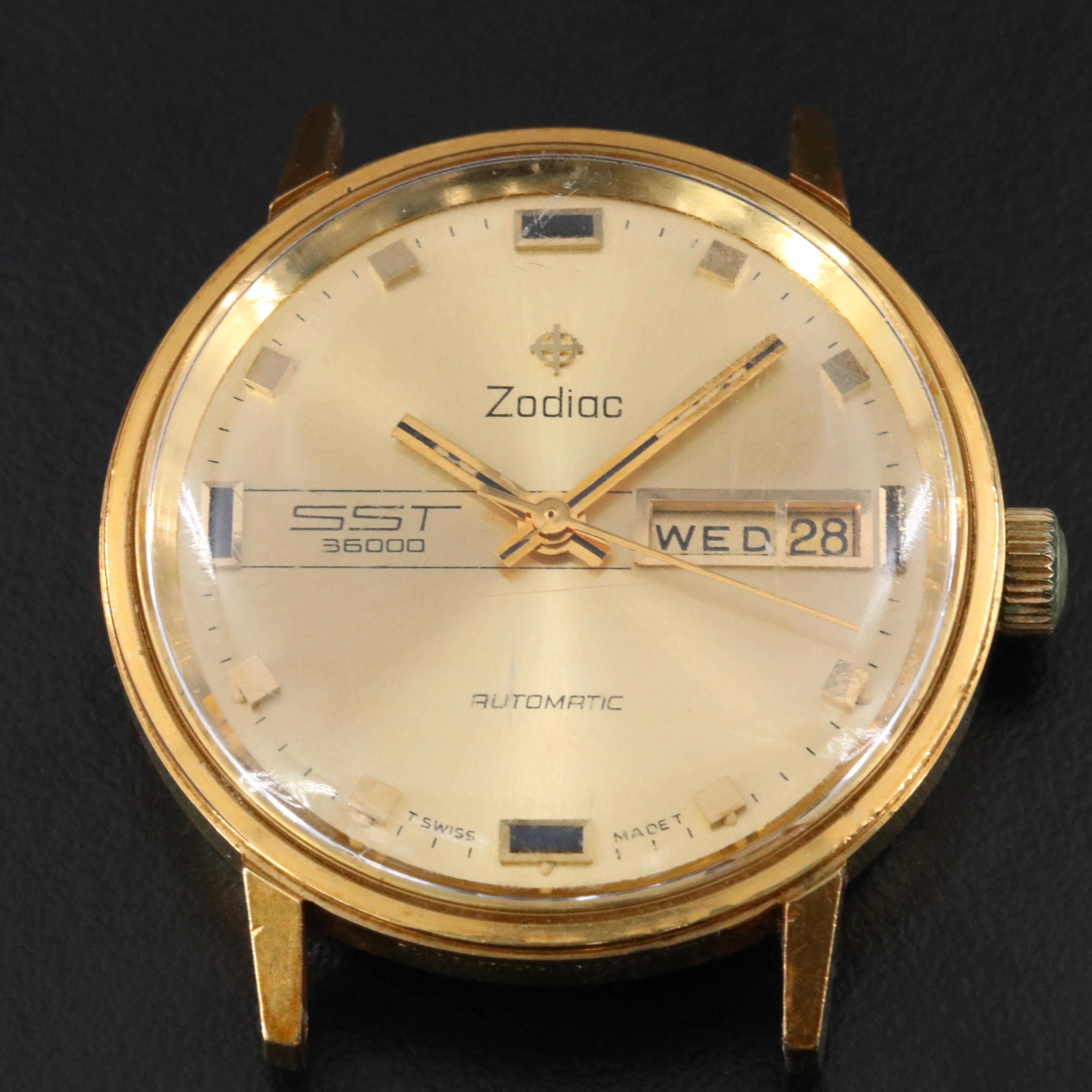 Zodiac SST 36000 Vintage Watch c.1970s