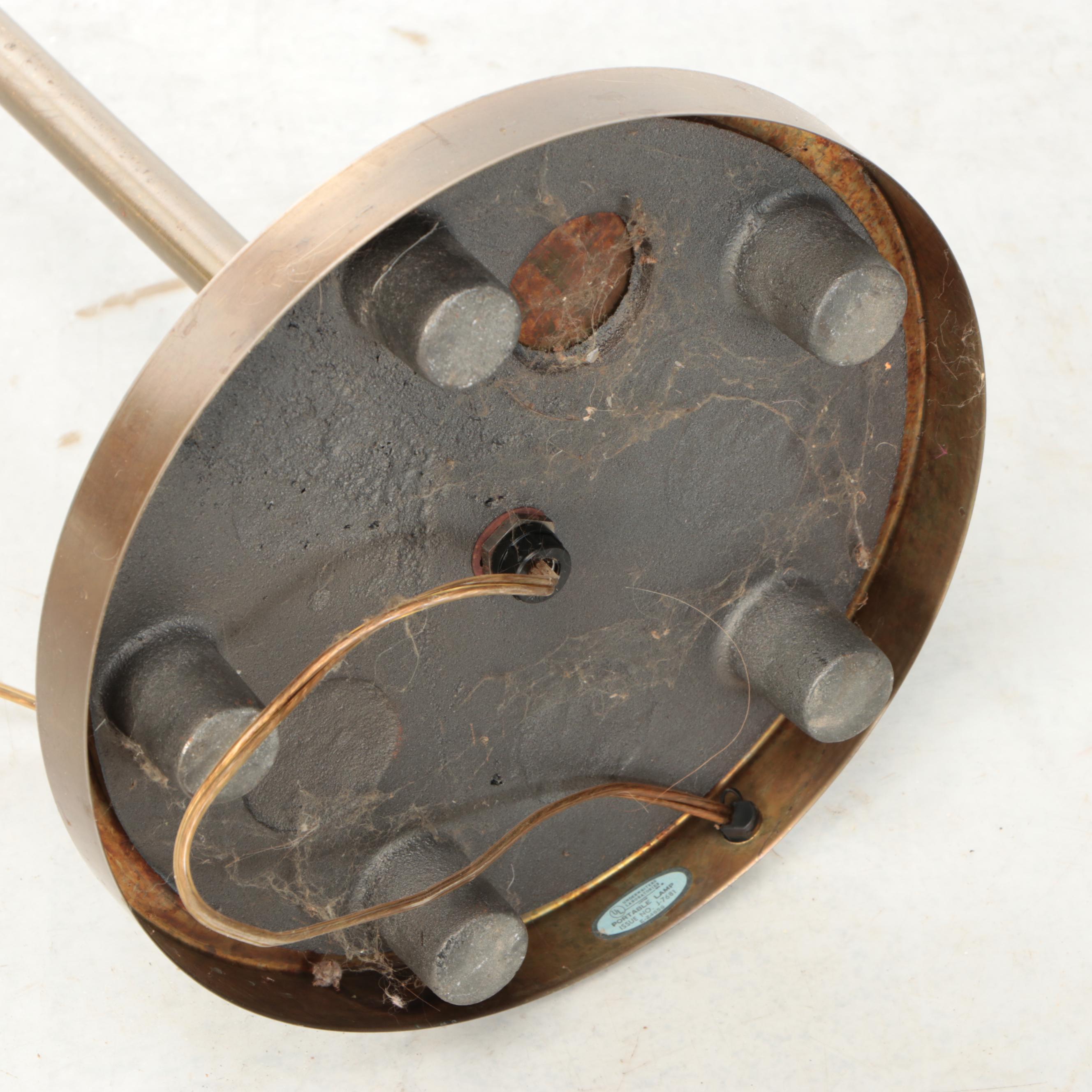 MCM Brass Pharmacy Style Floor Lamp