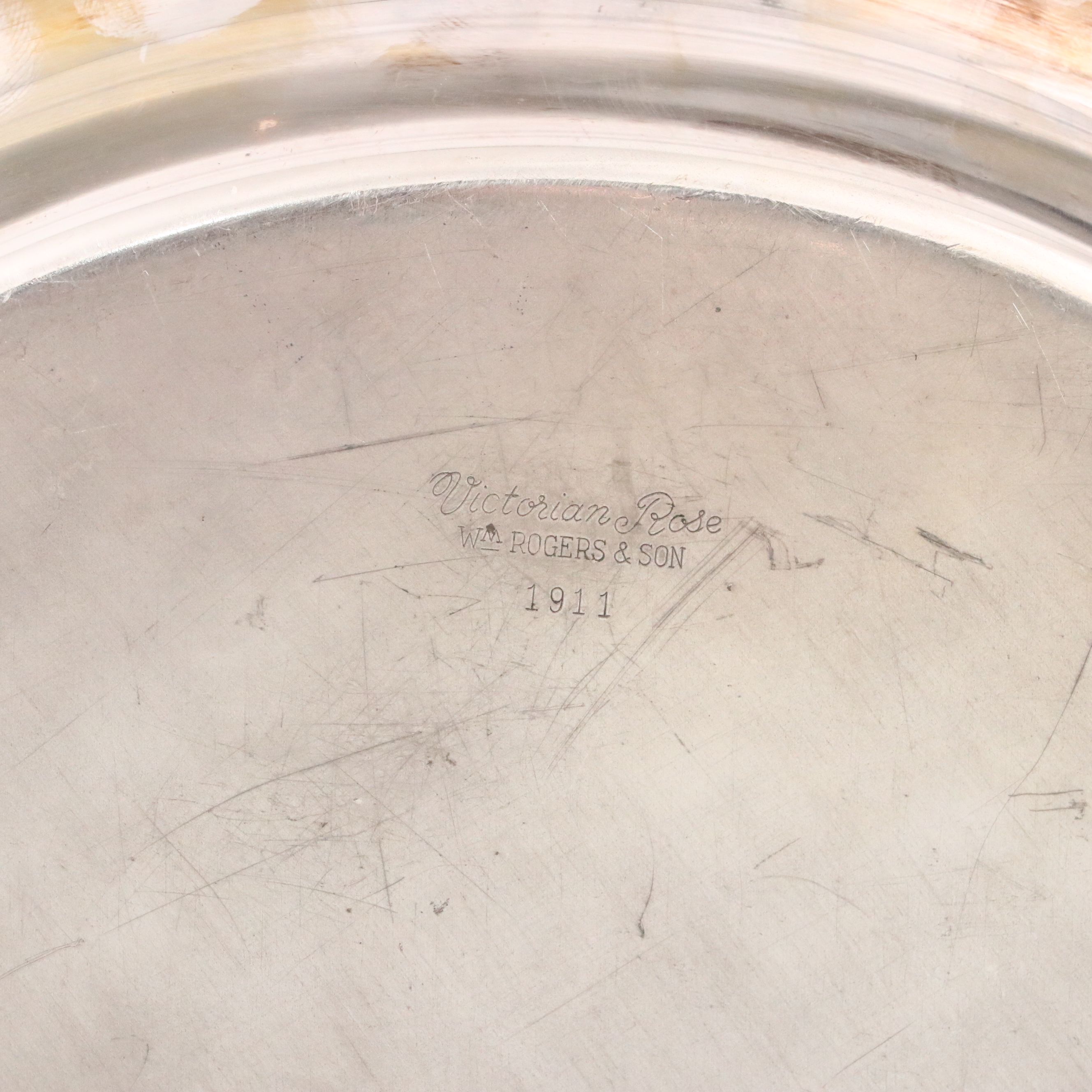 Hunt Sterling Bowl, Duchin Sterling Shakers, and Silver Plate Round Trays