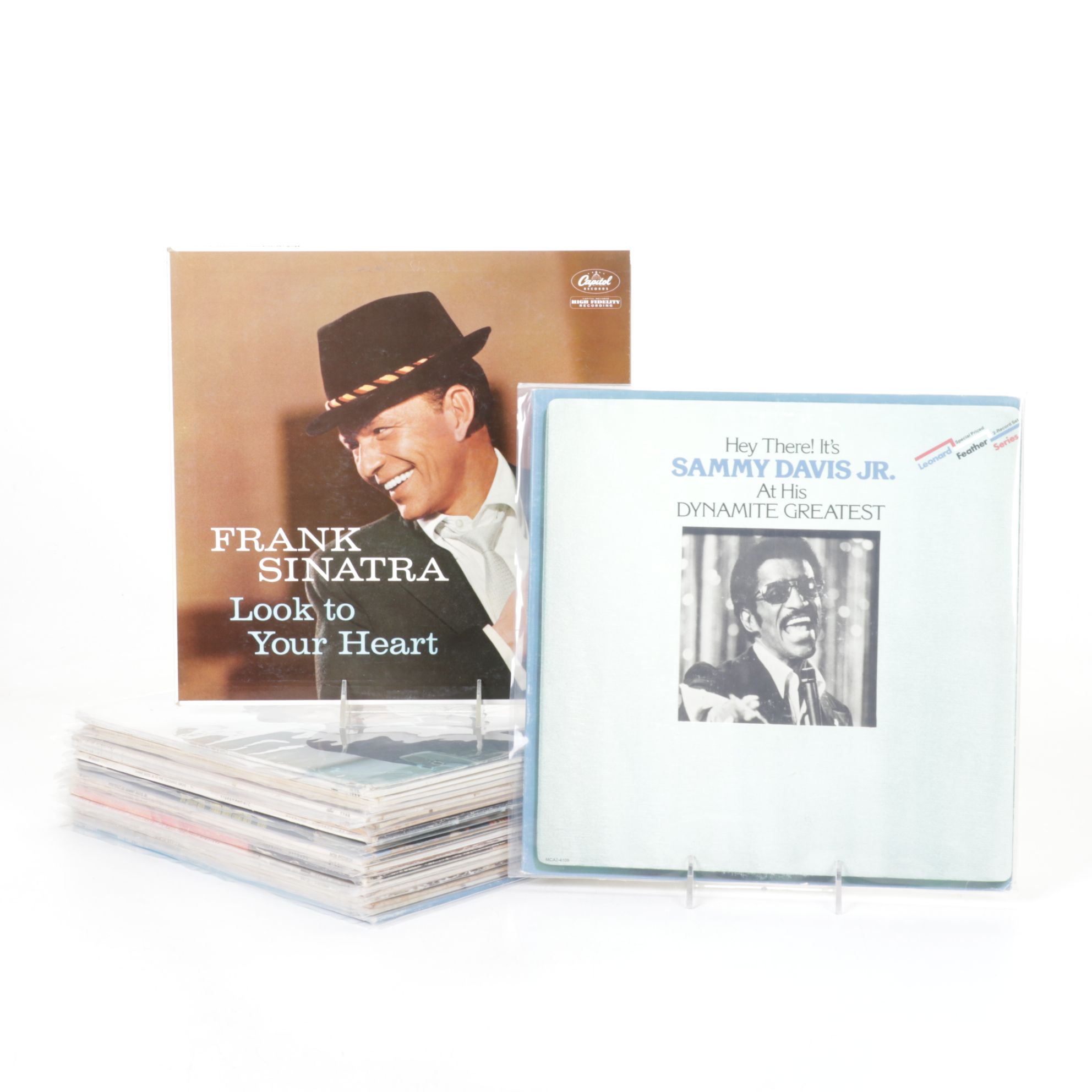 Frank Sinatra, Sammy Davis Jr., Nat King Cole and More Vinyl Record Albums