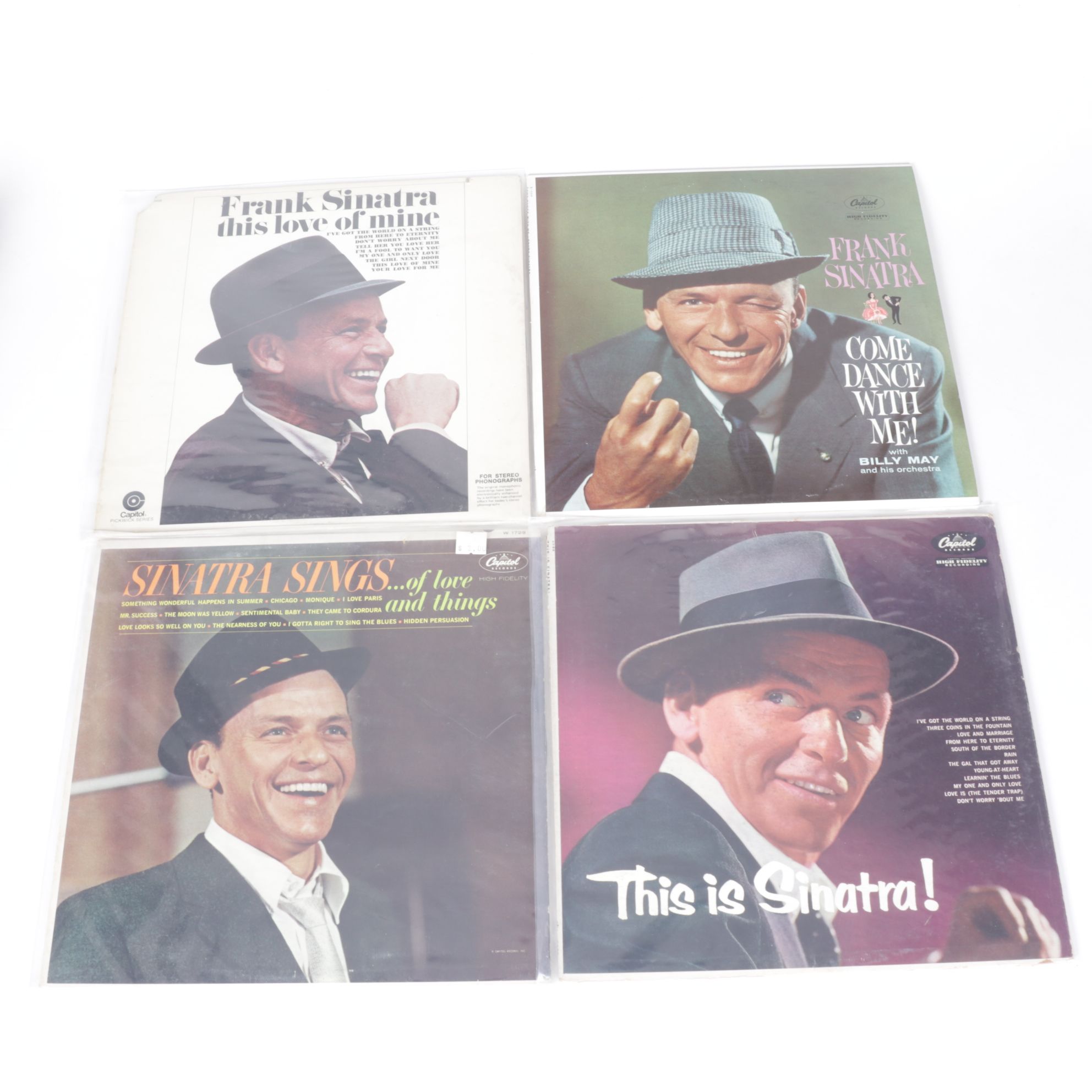 Frank Sinatra, Sammy Davis Jr., Nat King Cole and More Vinyl Record Albums