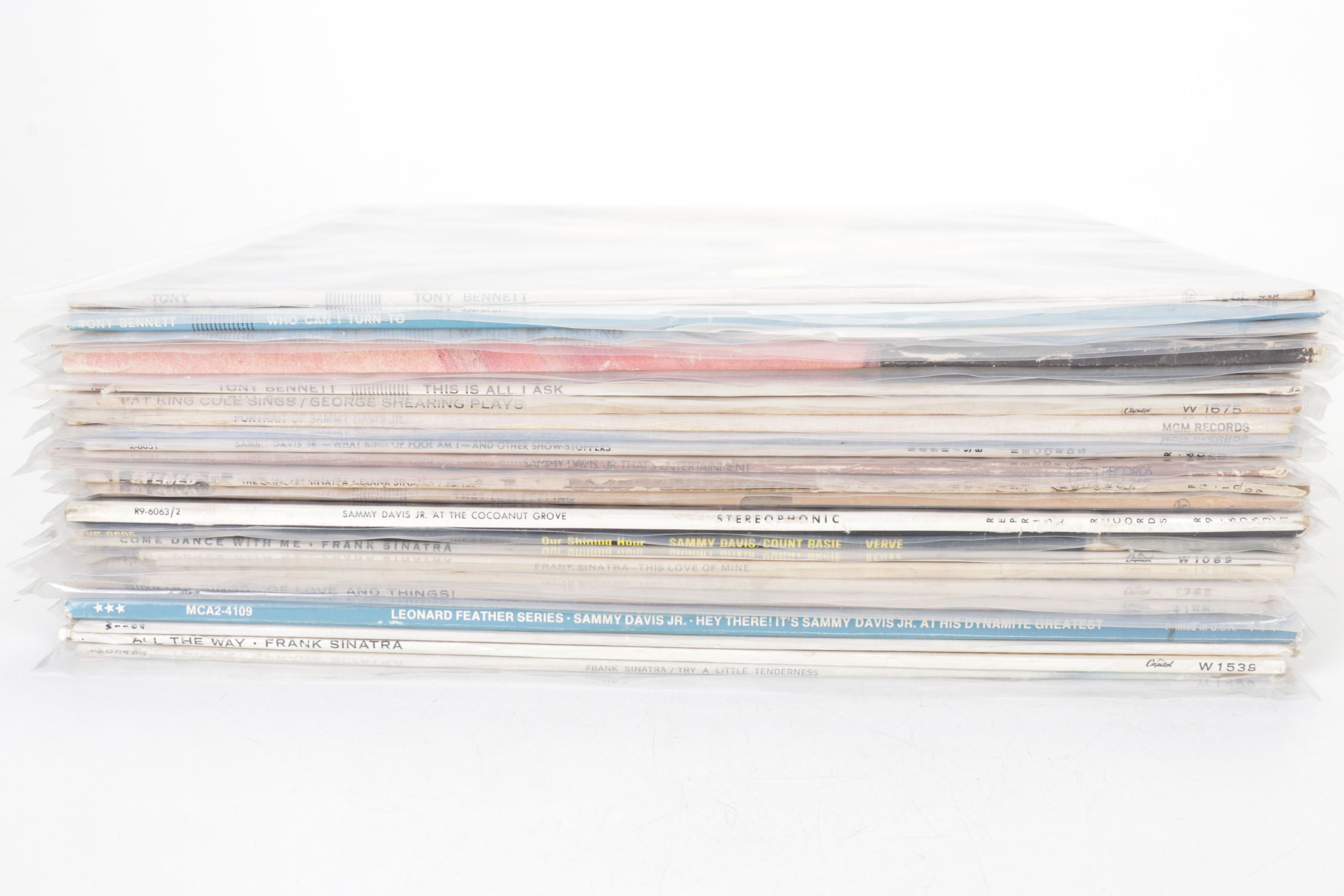 Frank Sinatra, Sammy Davis Jr., Nat King Cole and More Vinyl Record Albums