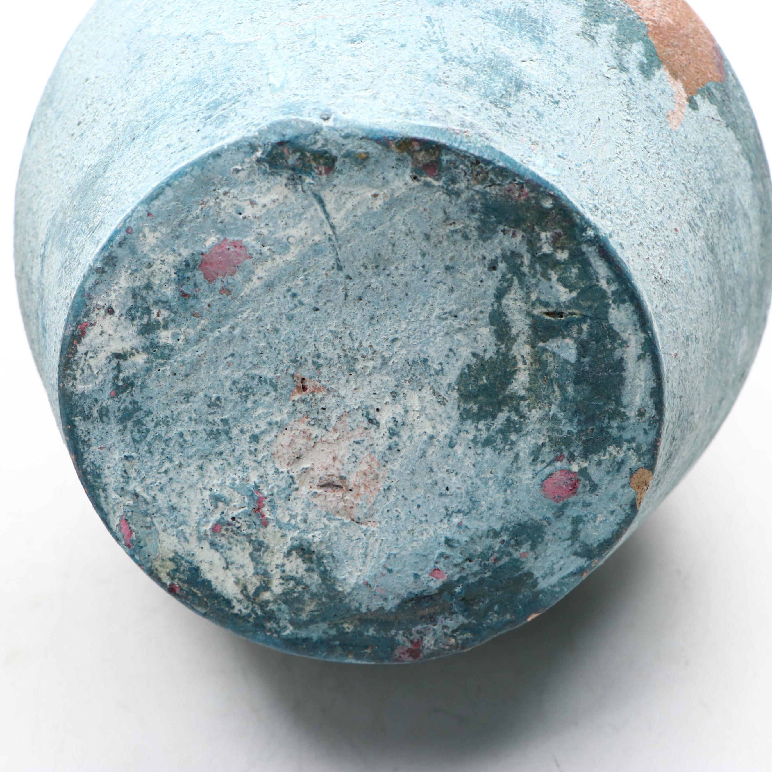 Egyptian Style Ceramic Vase and Jug