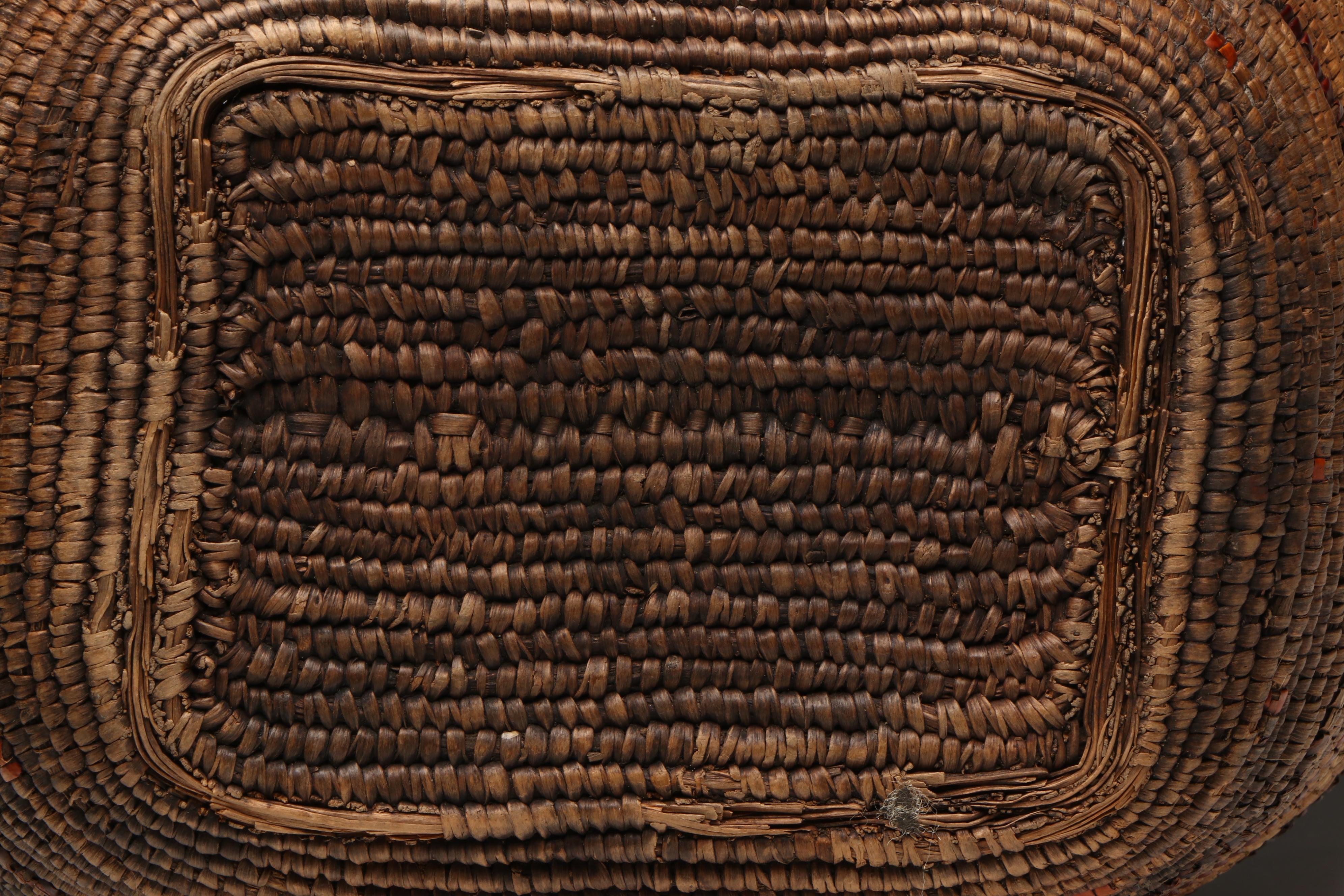 Indigenous Northern Puget Sound/Cascades Rectangular Coiled Basket