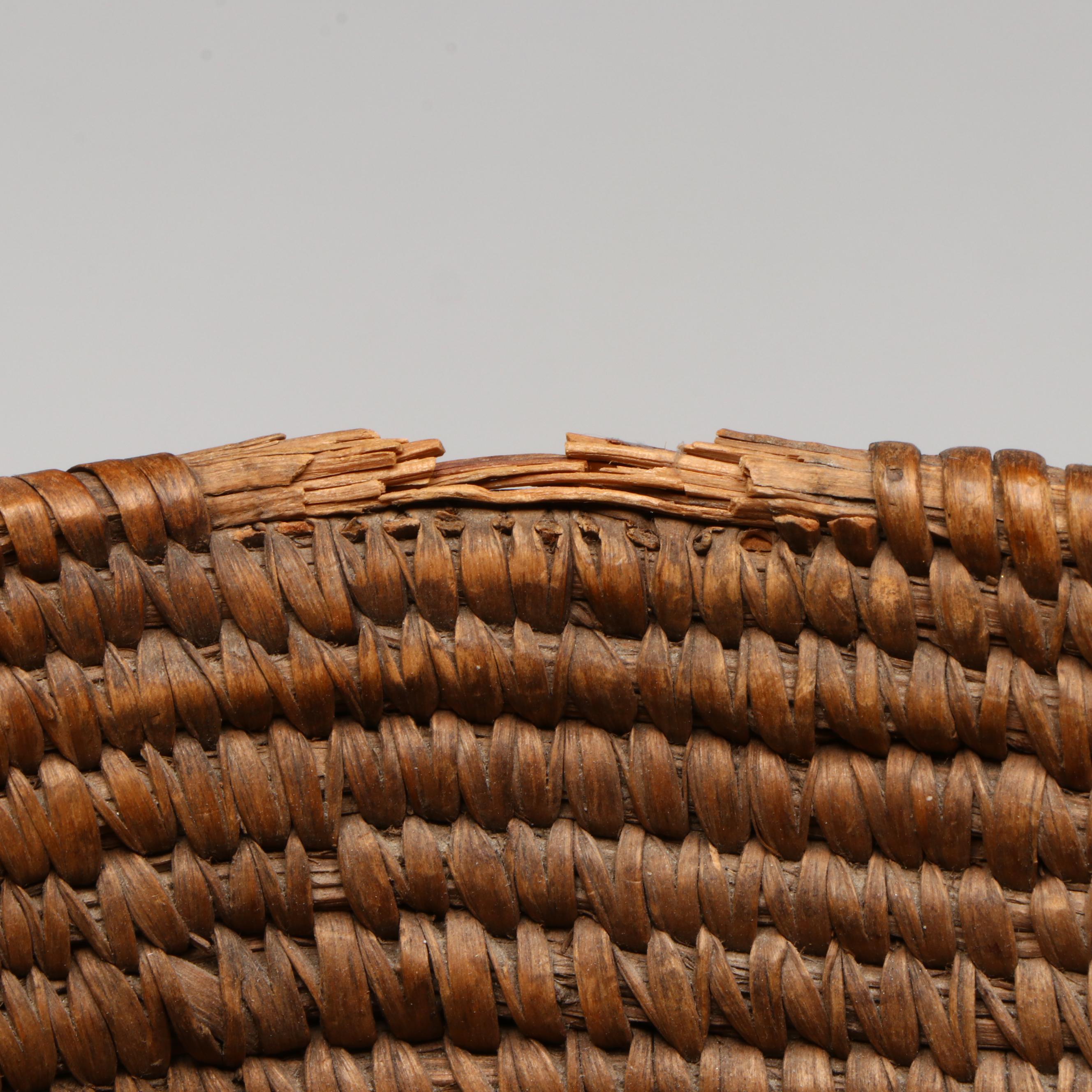 Indigenous Northern Puget Sound/Cascades Rectangular Coiled Basket