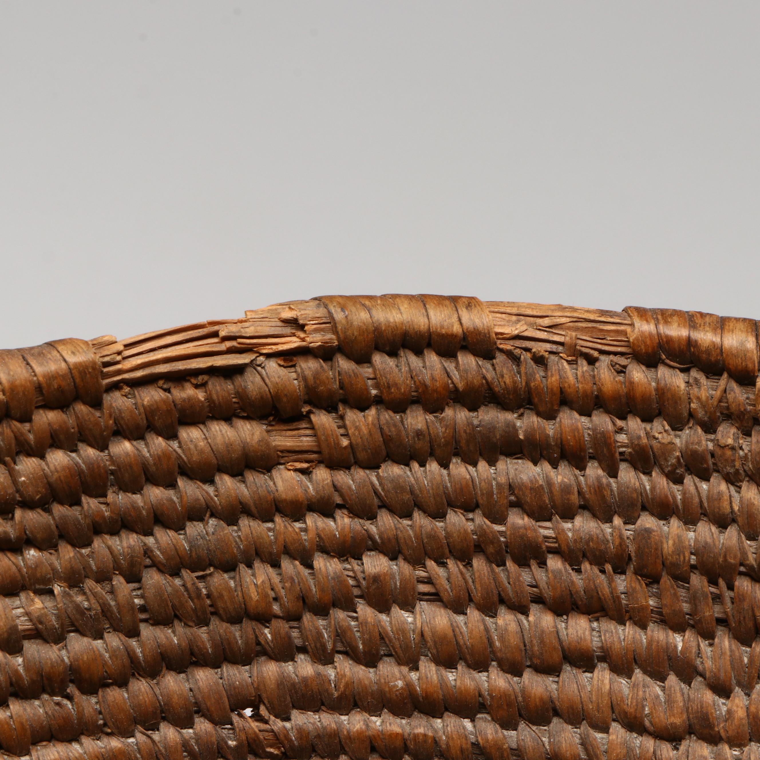 Indigenous Northern Puget Sound/Cascades Rectangular Coiled Basket